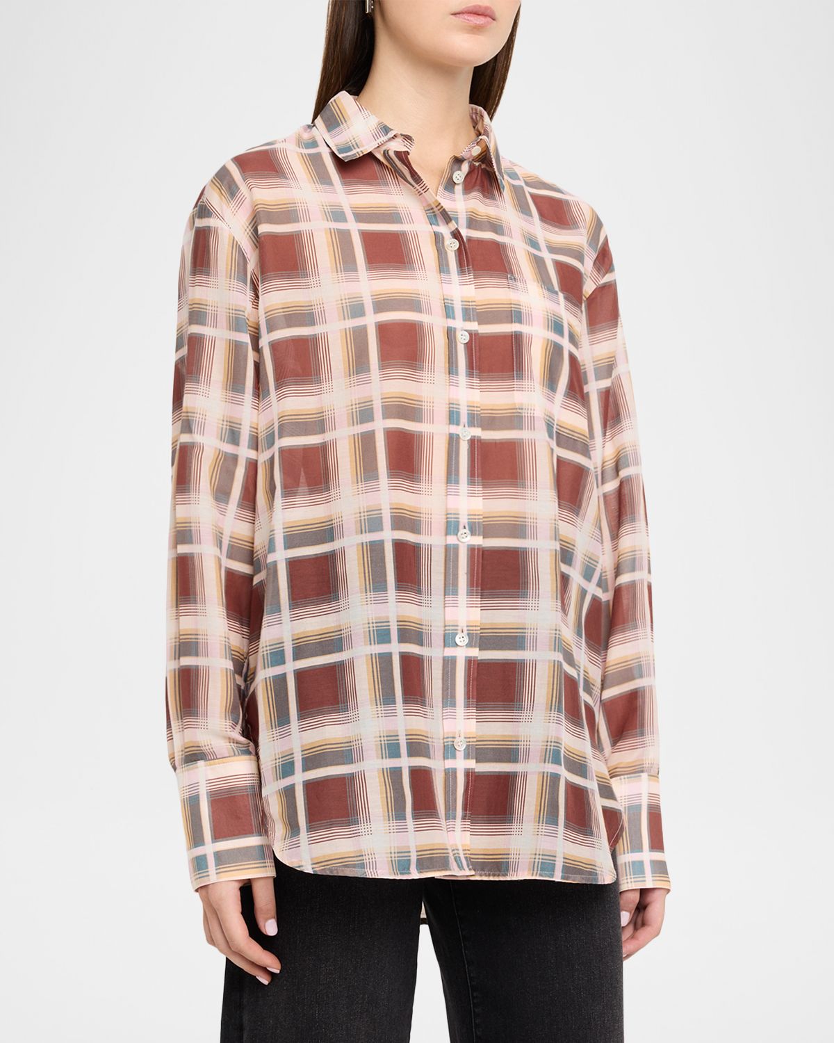 FRAME The Plaid Boy Shirt | Thumbnail 4