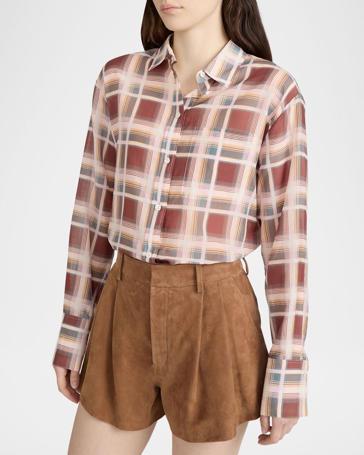 FRAME The Plaid Boy Shirt | Thumbnail 6