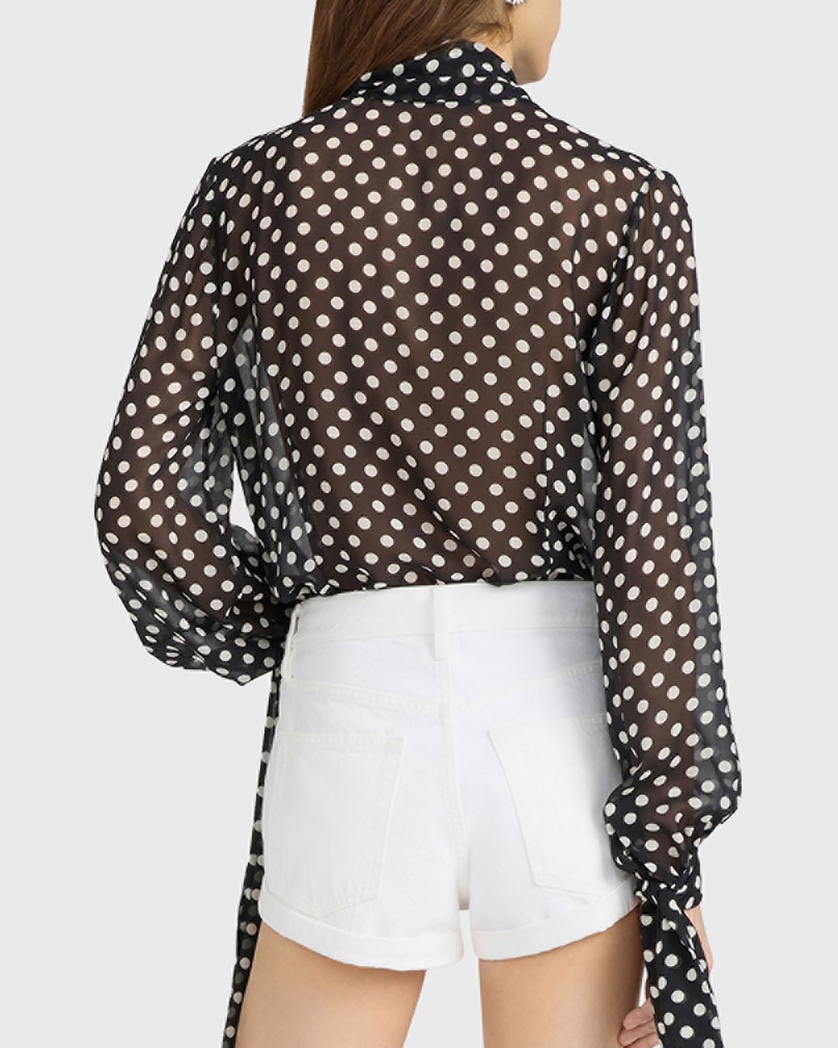 FRAME The Nouvelle Polka Dot Blouse | Thumbnail 3 FRAME The Nouvelle Polka Dot Blouse | Thumbnail 3