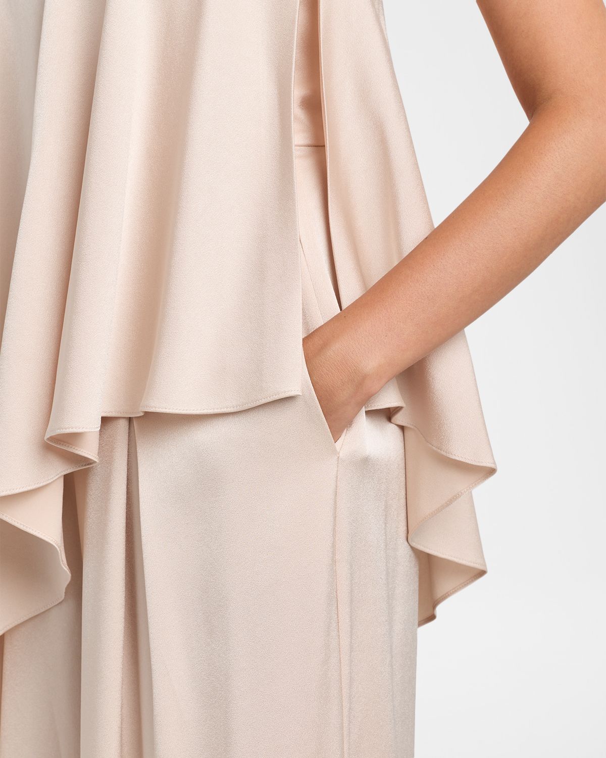 Ungaro Jade Draped Wide-Leg Jumpsuit | Thumbnail 5 Ungaro Jade Draped Wide-Leg Jumpsuit | Thumbnail 5