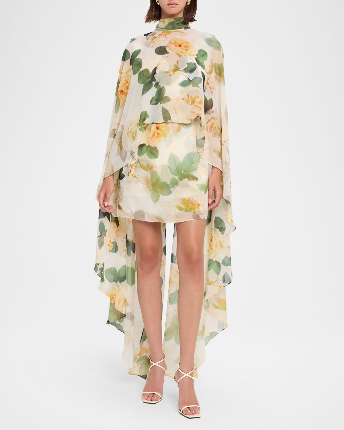 Ungaro Fiona Draped Floral-Print Mini Dress | Thumbnail 2 Ungaro Fiona Draped Floral-Print Mini Dress | Thumbnail 2