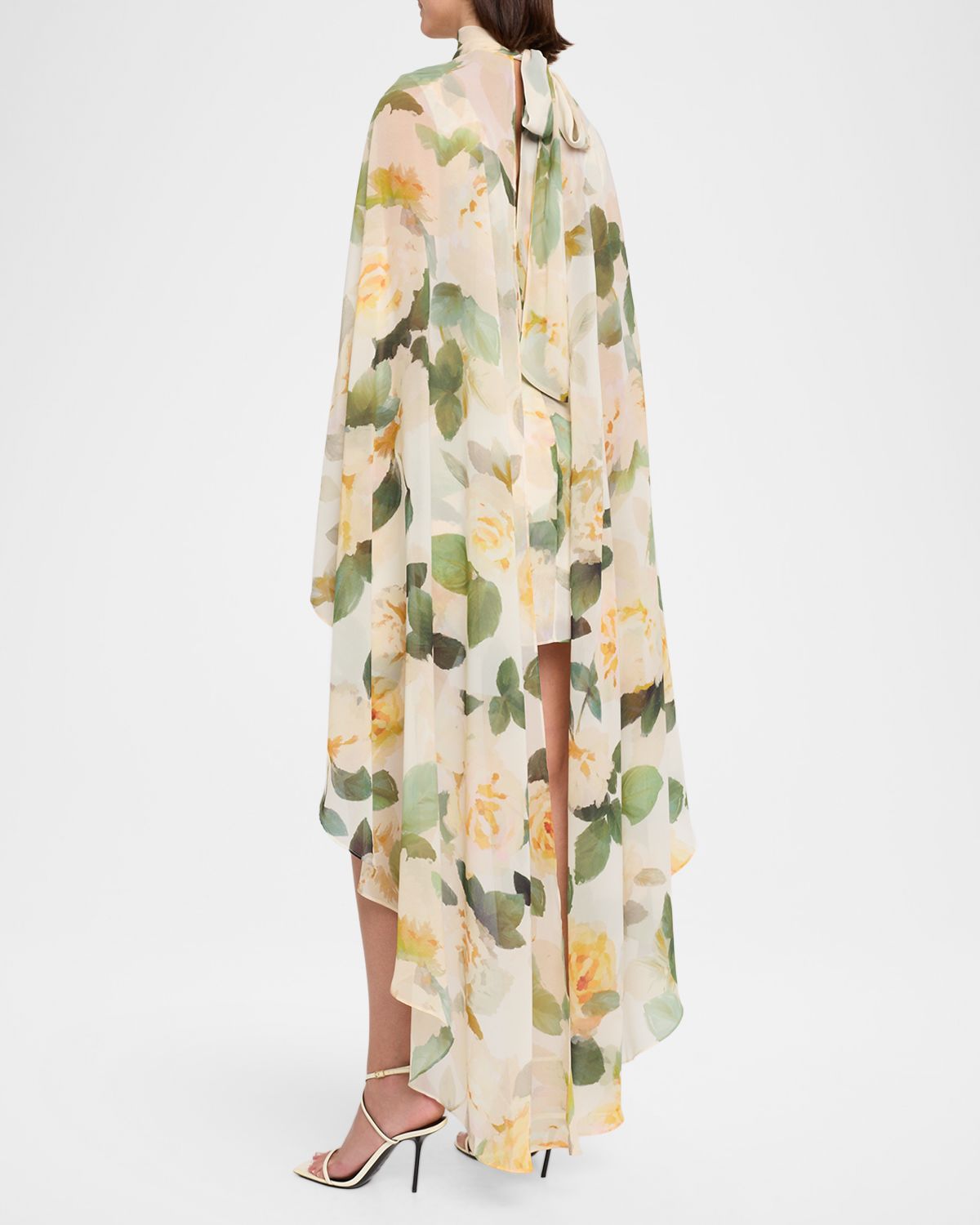 Ungaro Fiona Draped Floral-Print Mini Dress | Thumbnail 3 Ungaro Fiona Draped Floral-Print Mini Dress | Thumbnail 3
