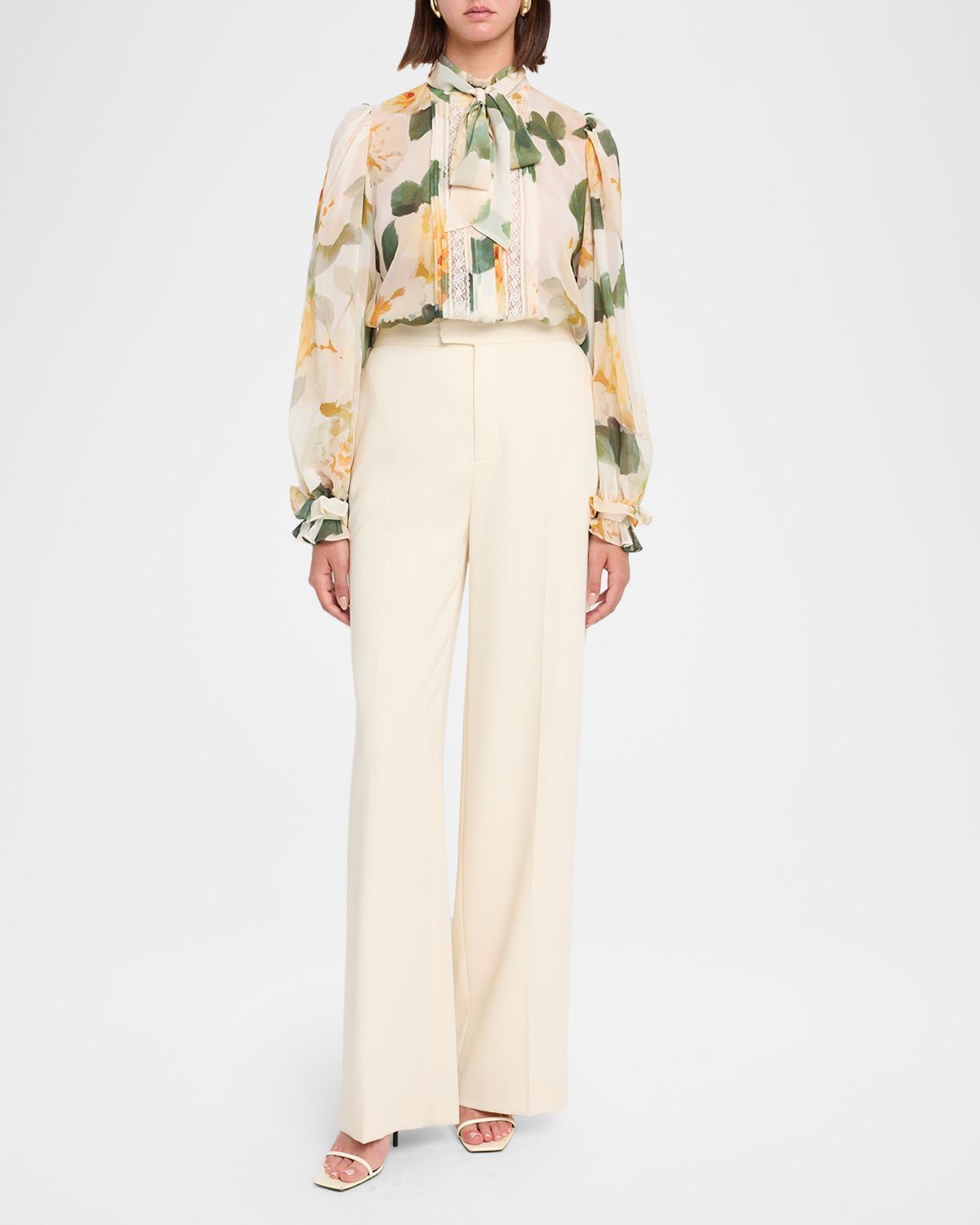 Ungaro Odessa Tie-Neck Floral Blouse | Thumbnail 2 Ungaro Odessa Tie-Neck Floral Blouse | Thumbnail 2