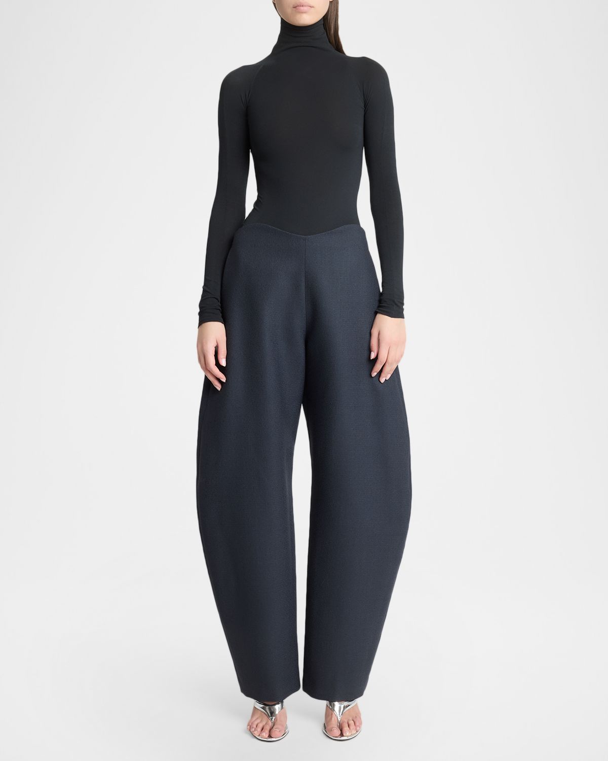 ALAÏA Barrel-Leg Wool Pants | Thumbnail 5 ALAÏA Barrel-Leg Wool Pants | Thumbnail 5
