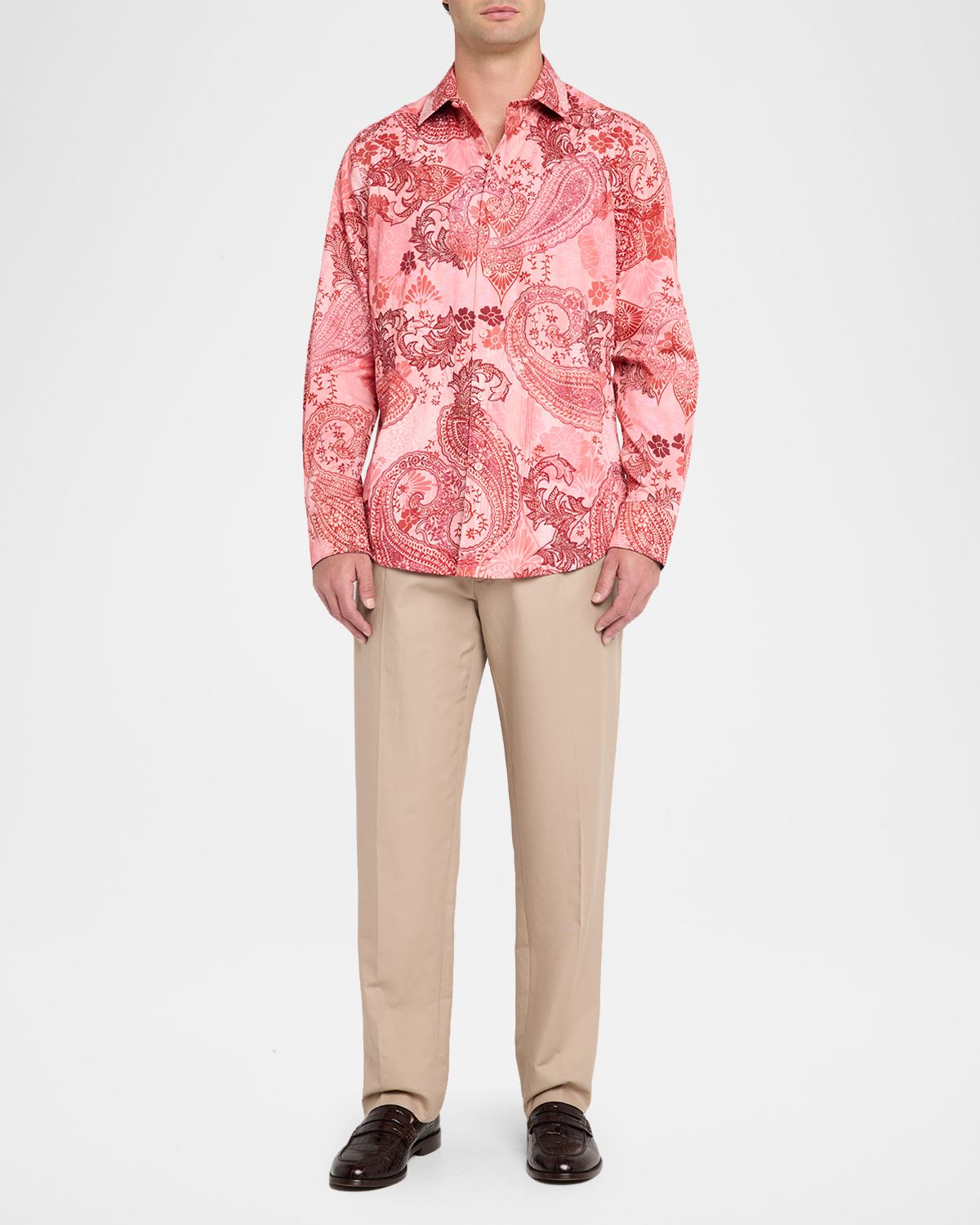 Robert Graham Men 's Cabrillo Paisley Cotton Shirt