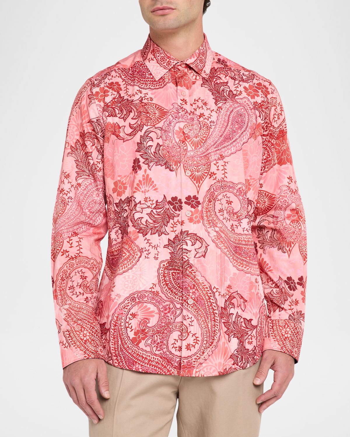 Robert Graham Men 's Cabrillo Paisley Cotton Shirt | Thumbnail 4 Robert Graham Men 's Cabrillo Paisley Cotton Shirt | Thumbnail 4