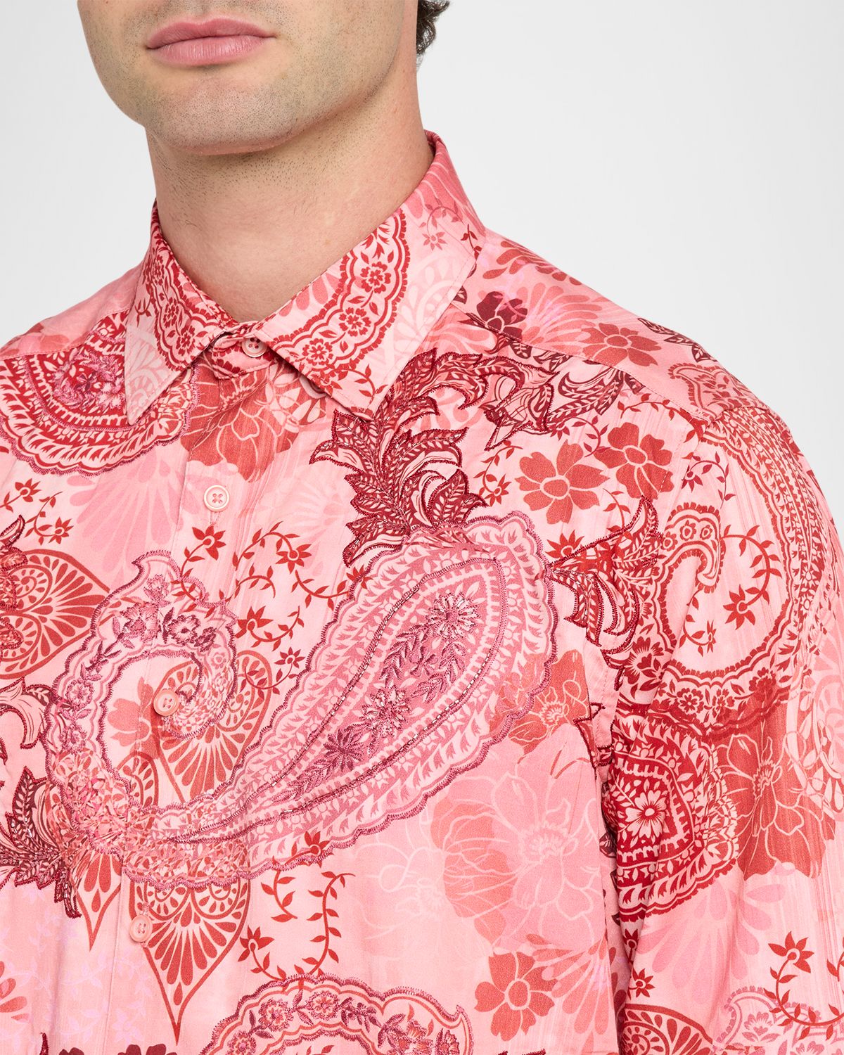Robert Graham Men 's Cabrillo Paisley Cotton Shirt | Thumbnail 5 Robert Graham Men 's Cabrillo Paisley Cotton Shirt | Thumbnail 5