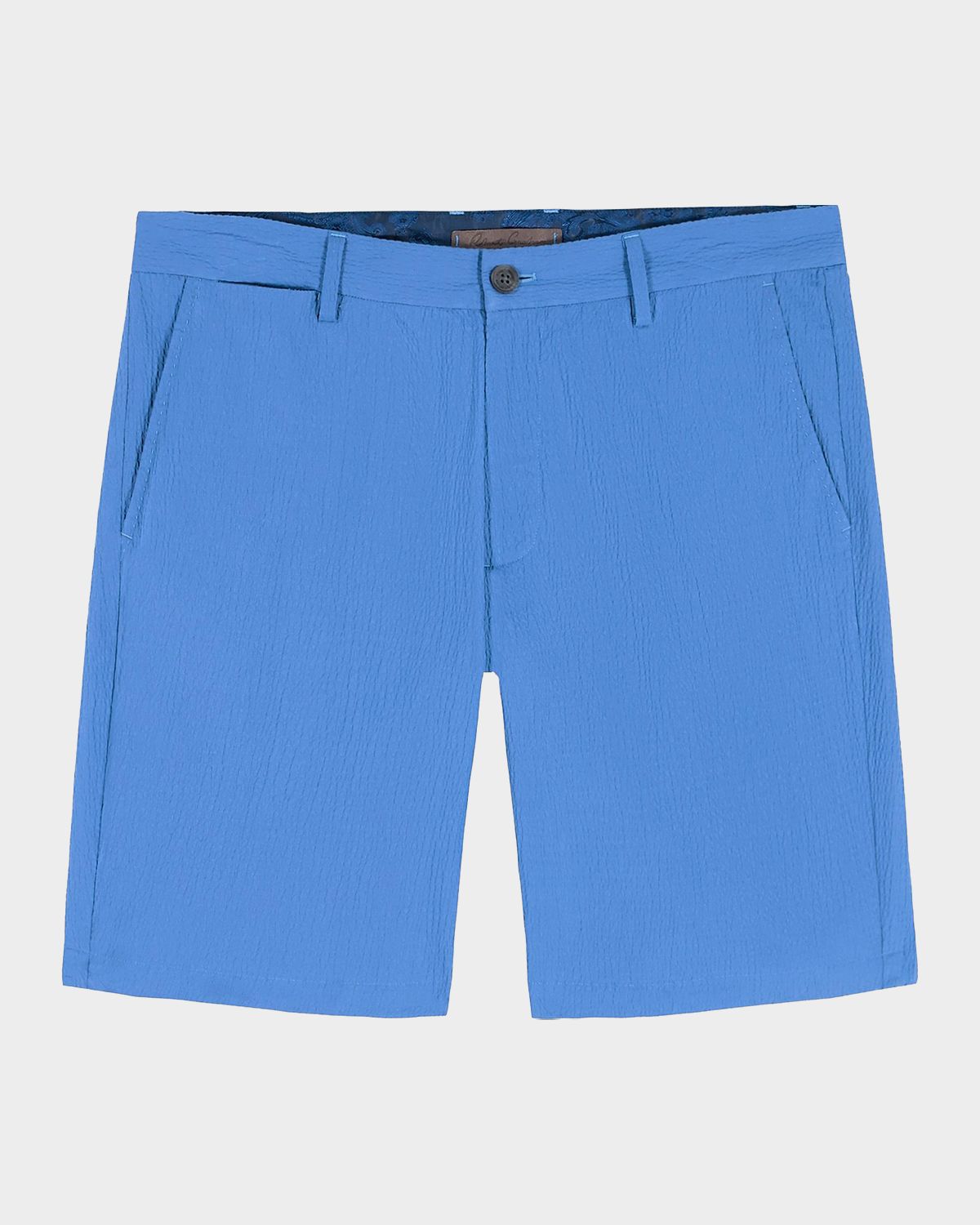 Robert Graham Men 's Thresher Seersucker Flat-Front Shorts