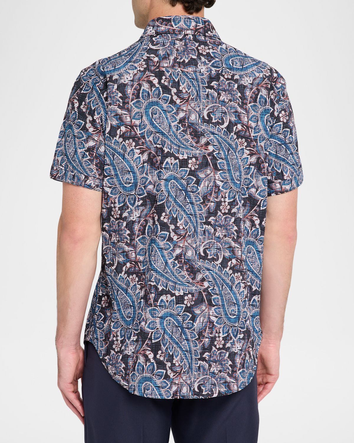 Robert Graham Men 's Barrington Paisley Short-Sleeve Shirt | Thumbnail 3 Robert Graham Men 's Barrington Paisley Short-Sleeve Shirt | Thumbnail 3
