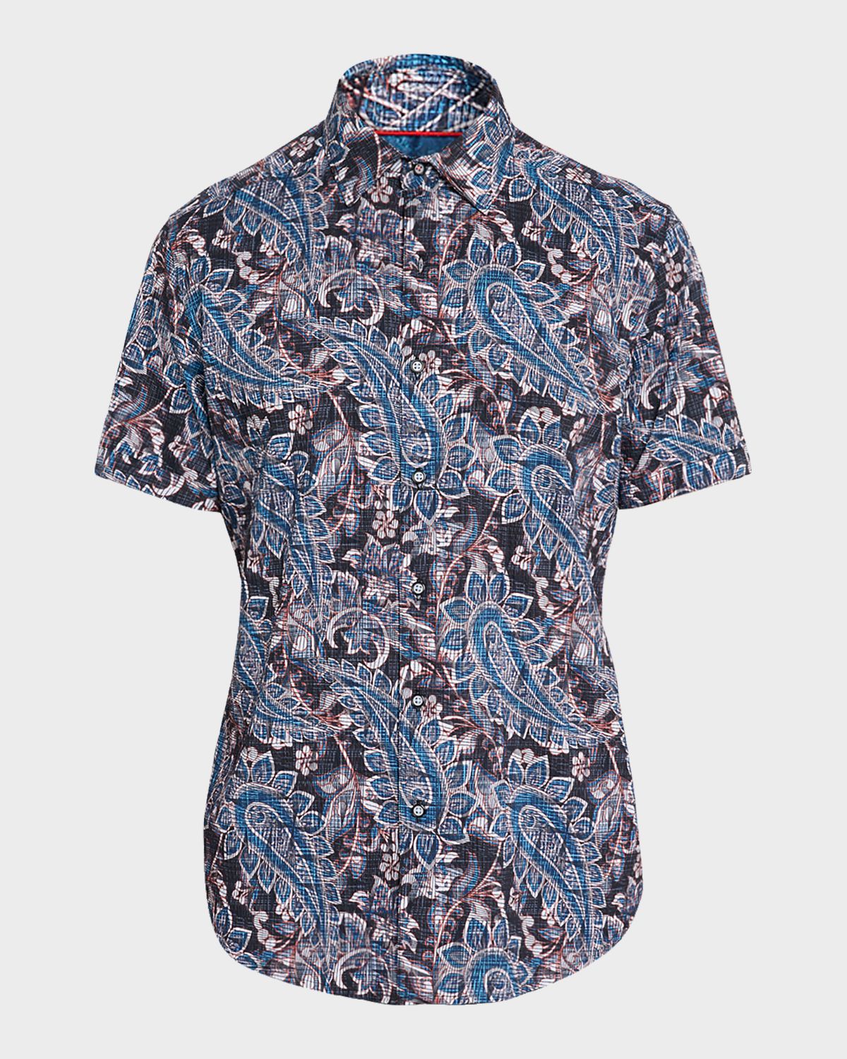 Robert Graham Men 's Barrington Paisley Short-Sleeve Shirt