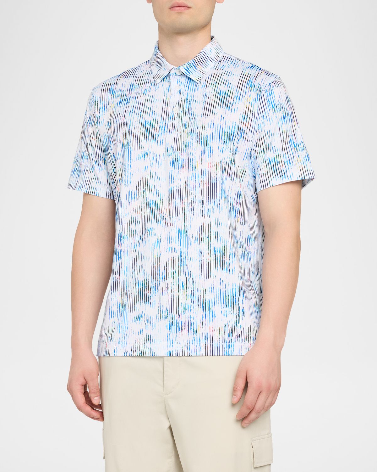 Robert Graham Men 's Clyne Printed Button-Front Shirt | Thumbnail 4 Robert Graham Men 's Clyne Printed Button-Front Shirt | Thumbnail 4