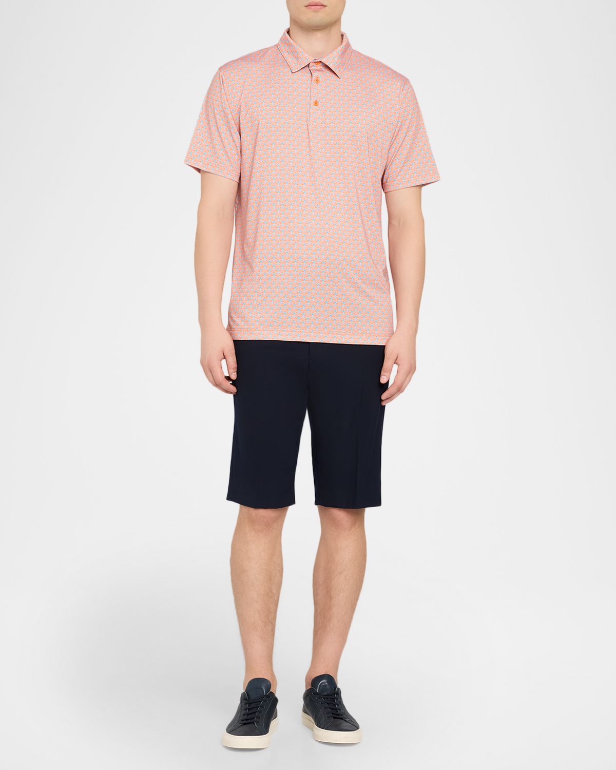 Robert Graham Men 's Geometric Polo Shirt