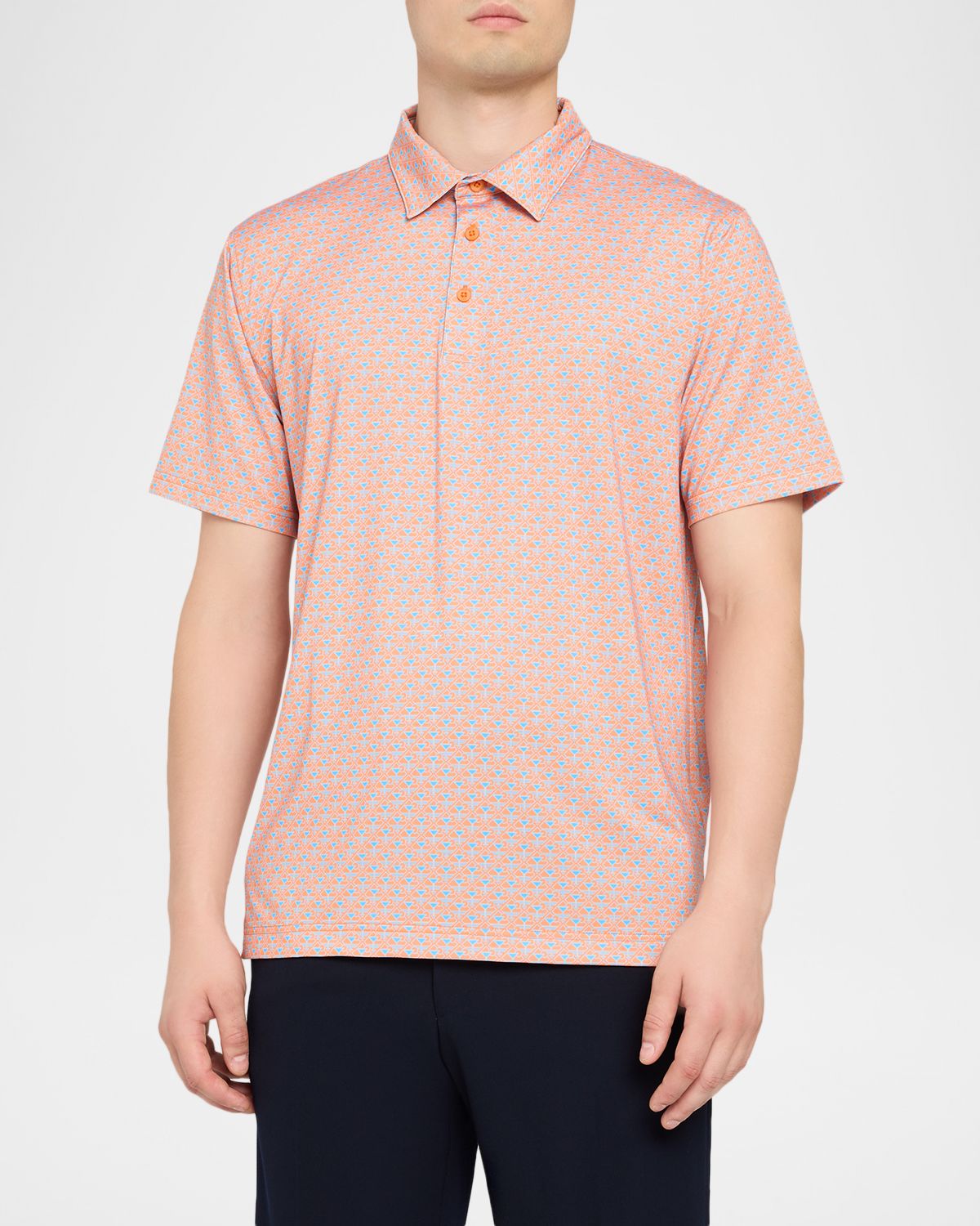 Robert Graham Men 's Geometric Polo Shirt | Thumbnail 4 Robert Graham Men 's Geometric Polo Shirt | Thumbnail 4