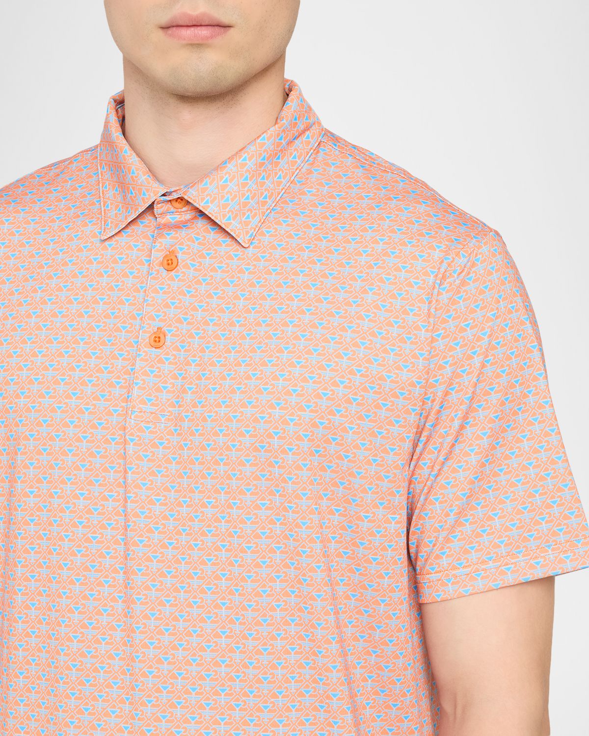 Robert Graham Men 's Geometric Polo Shirt | Thumbnail 5 Robert Graham Men 's Geometric Polo Shirt | Thumbnail 5
