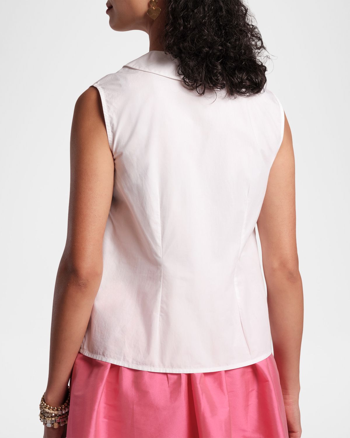 Frances Valentine Louise Heart-Embroidered Cotton Top | Thumbnail 5