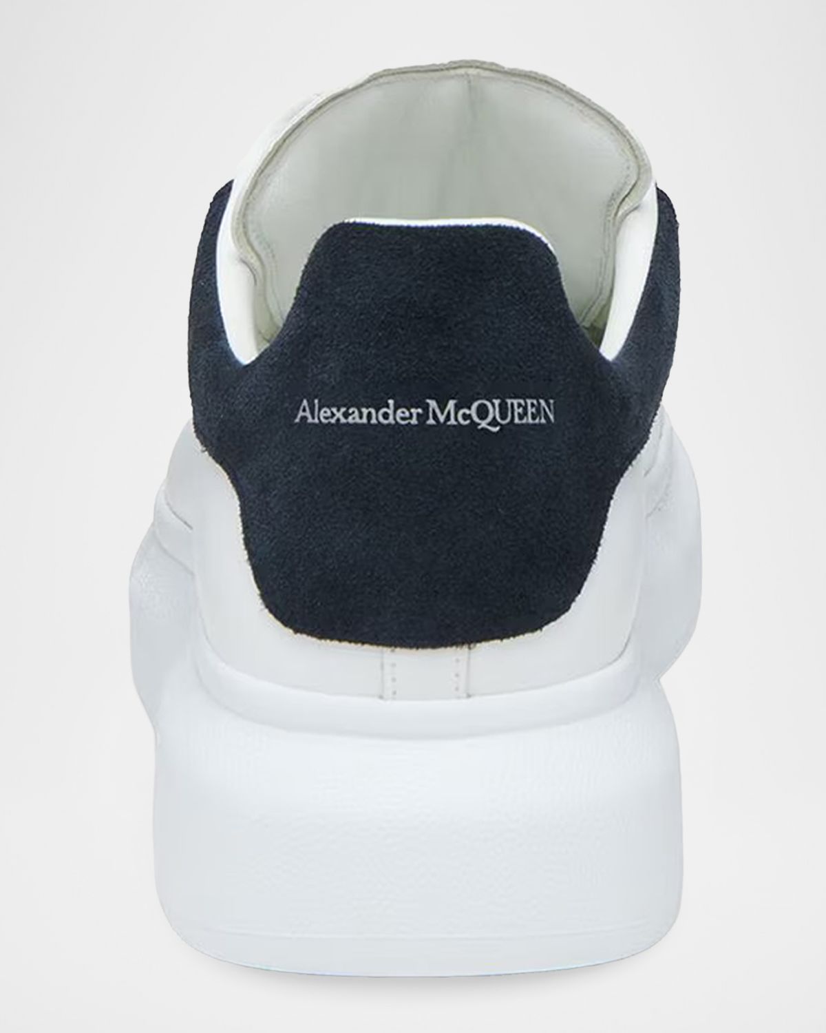 McQueen Round Toe Leather Oversized Low-Top Sneakers | Thumbnail 4 McQueen Round Toe Leather Oversized Low-Top Sneakers | Thumbnail 4