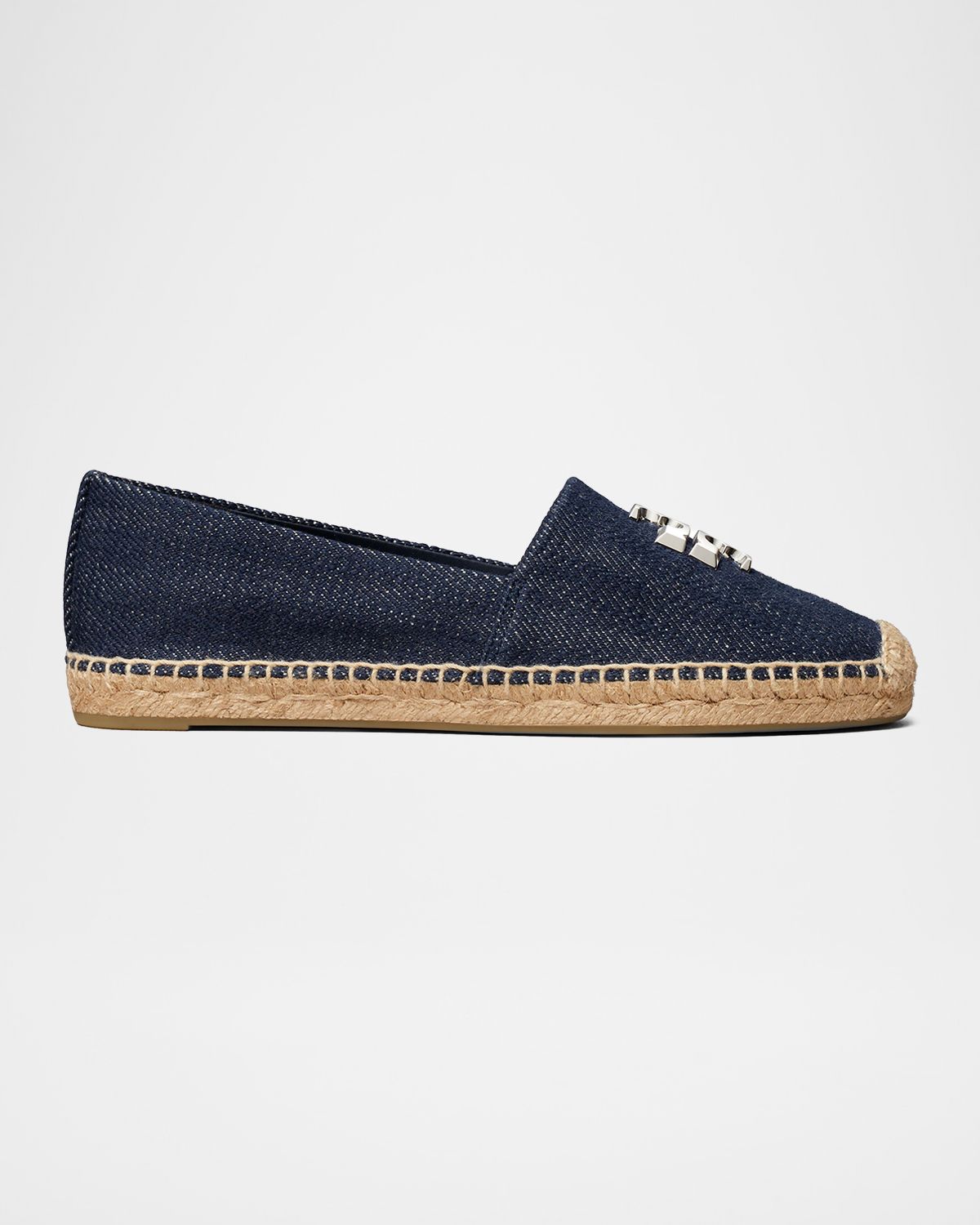 Tory Burch Eleanor Denim Medallion Espadrilles