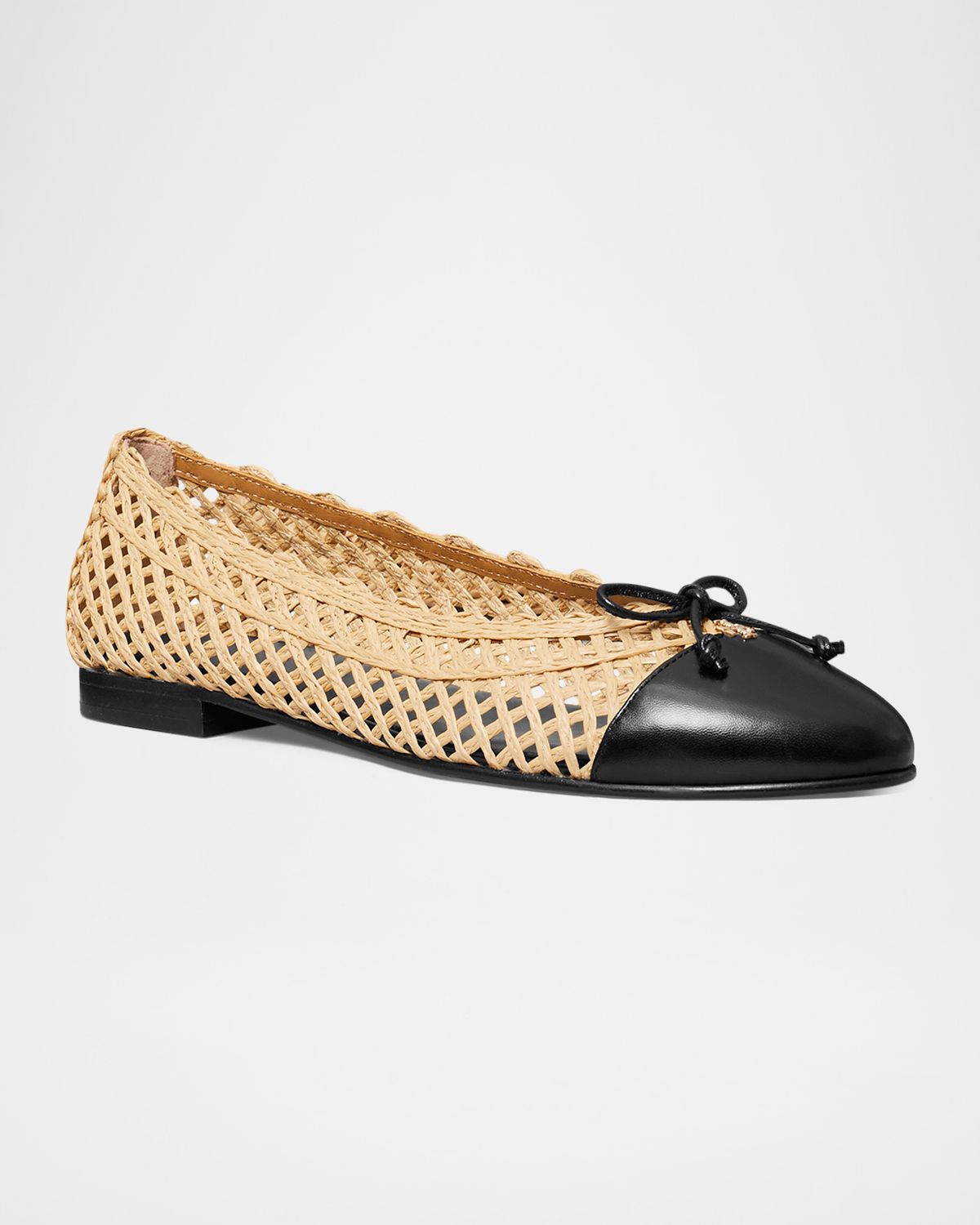 Tory Burch Woven Leather Cap-Toe Ballerina Flats | Thumbnail 4 Tory Burch Woven Leather Cap-Toe Ballerina Flats | Thumbnail 4