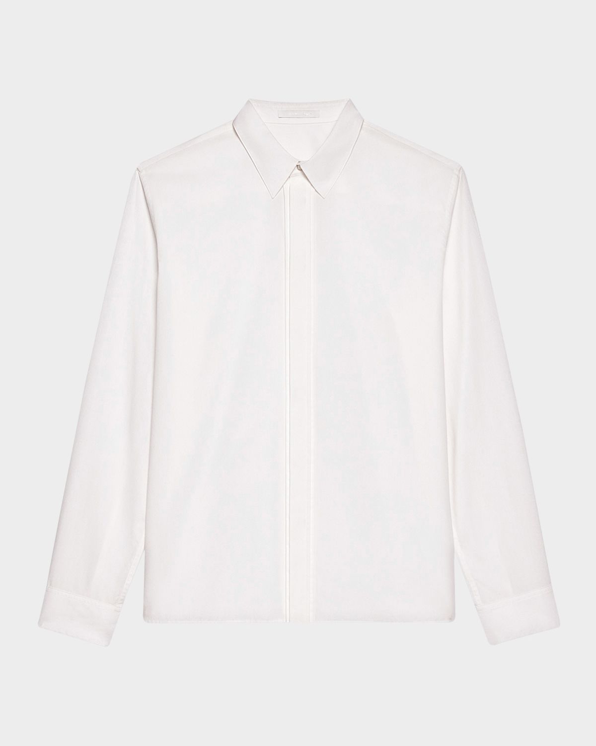 Helmut Lang Men 's Wardrobe Covered-Placked Poplin Sport Shirt - Women's Clothing