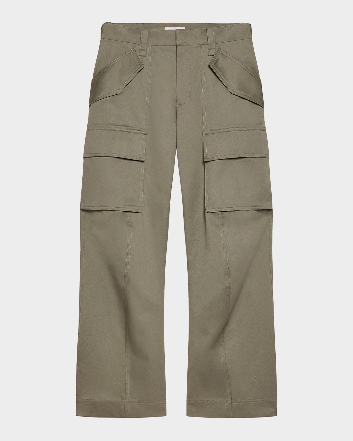 Helmut Lang Men 's Chino Twill Wide Leg Cargo Pants