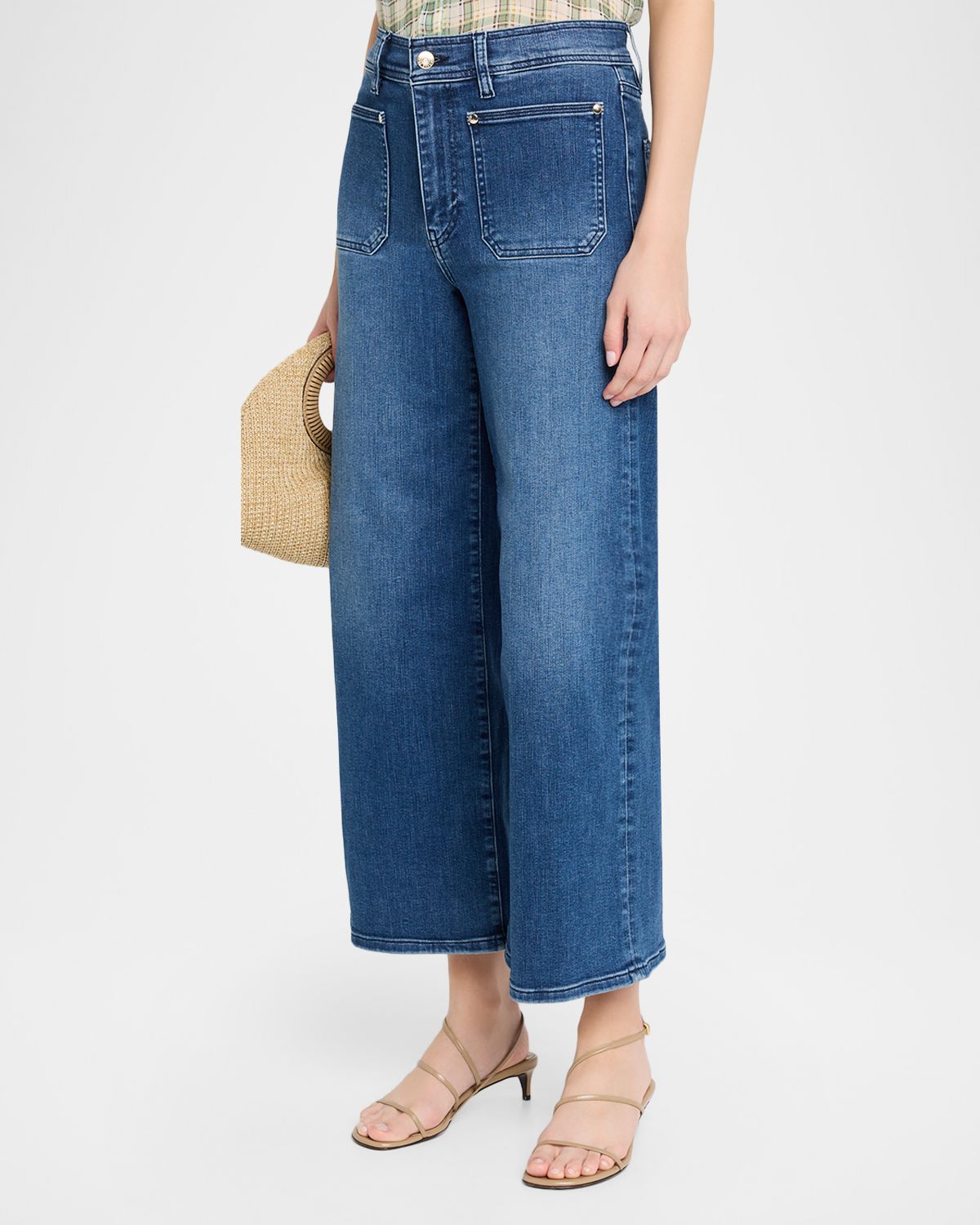 FRAME Le Slim Palazzo Crop Jeans | Thumbnail 4 FRAME Le Slim Palazzo Crop Jeans | Thumbnail 4