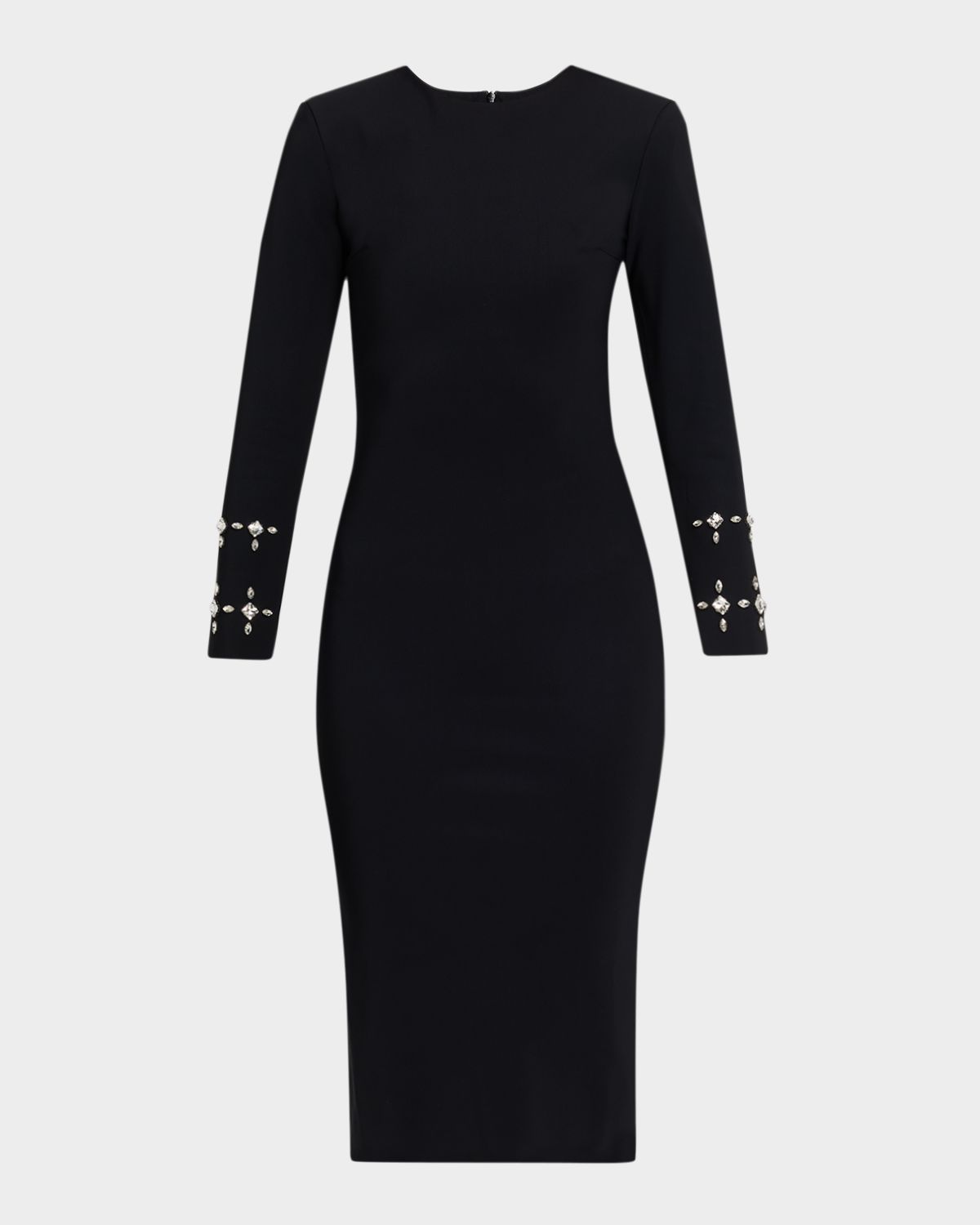 Chiara Boni La Petite Robe Klara Crystal-Embellished Bodycon Midi Dress | Thumbnail 1 Chiara Boni La Petite Robe Klara Crystal-Embellished Bodycon Midi Dress | Thumbnail 1