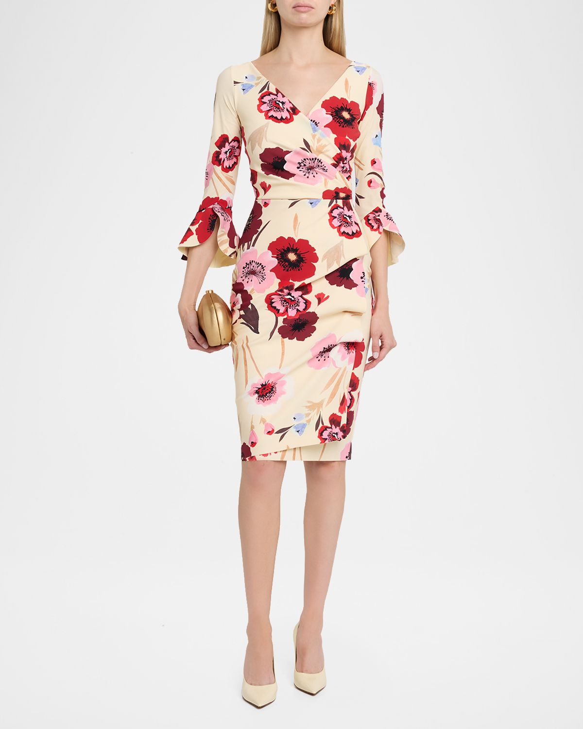Chiara Boni La Petite Robe Triana Bodycon Floral-Print Dress | Thumbnail 2