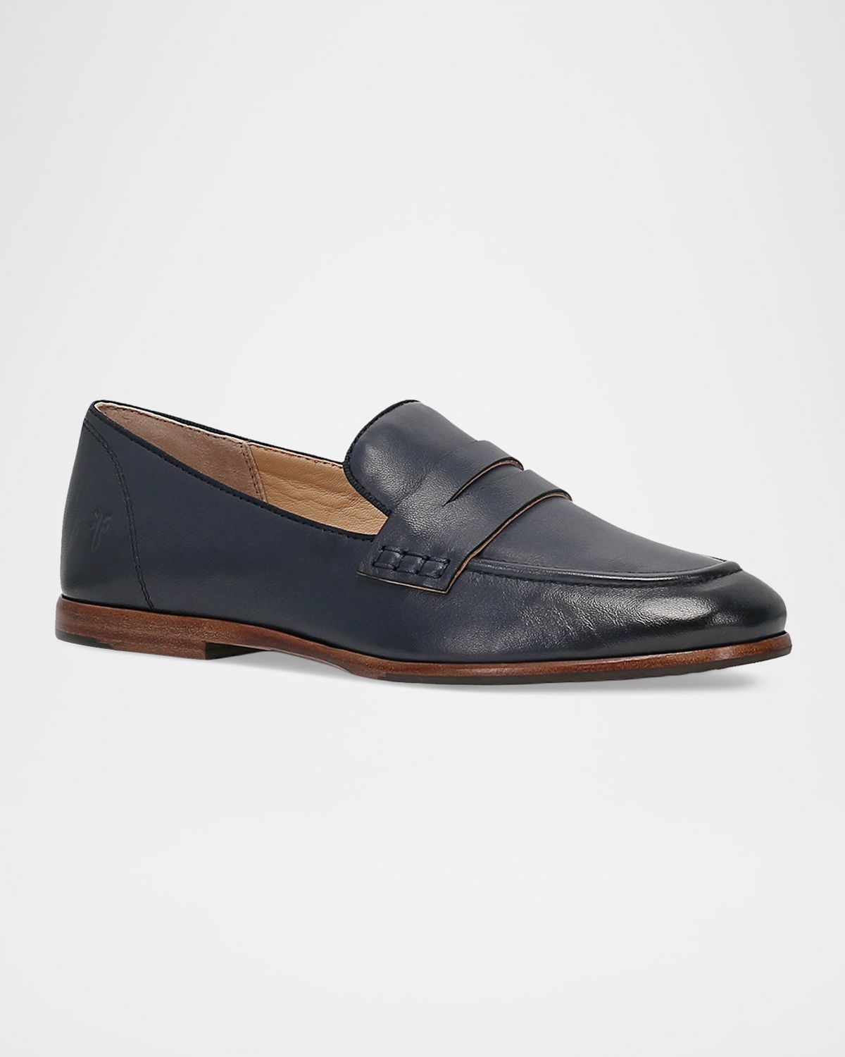 Frye Faith Leather Penny Loafers