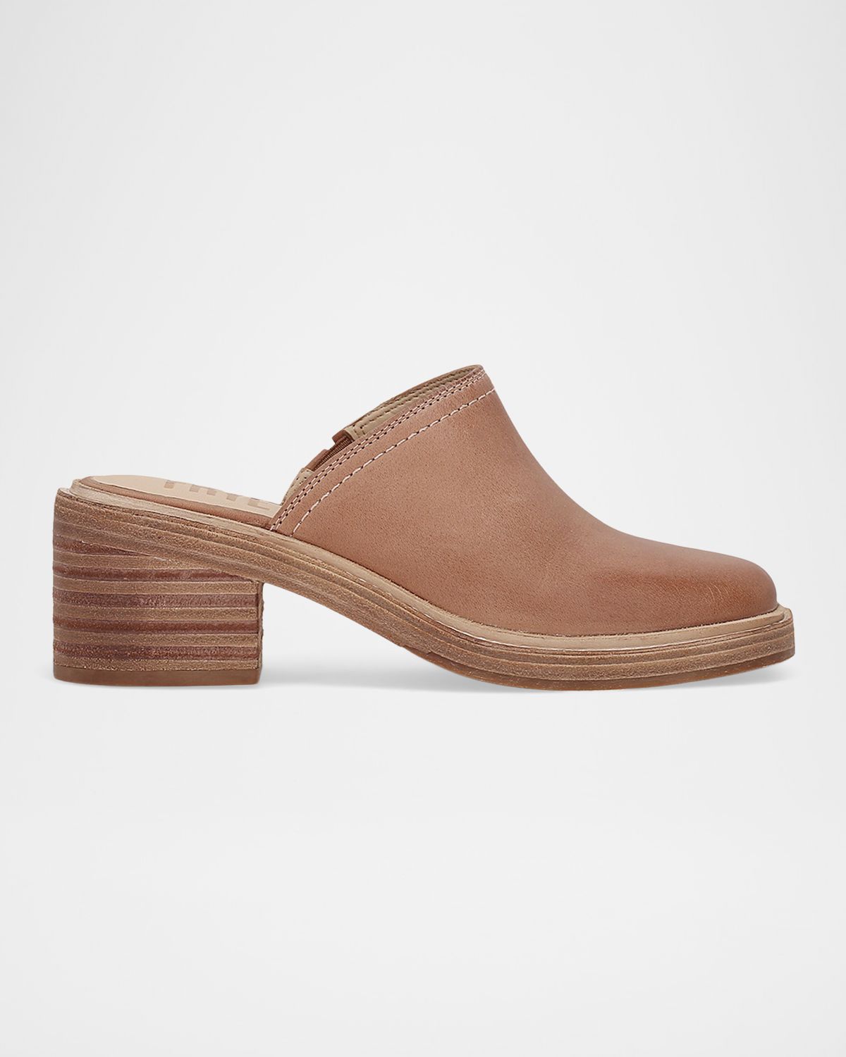 Frye 65mm Kate Vintage Oiled Leather Mules