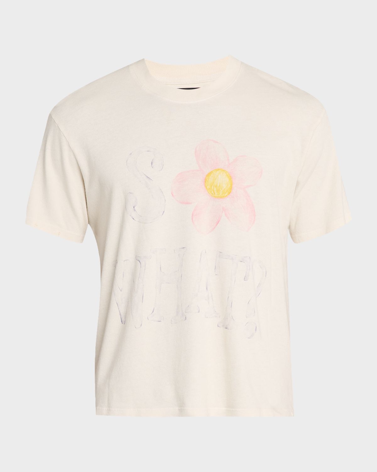 NAHMIAS Men 's So What Fitted Cotton T-Shirt