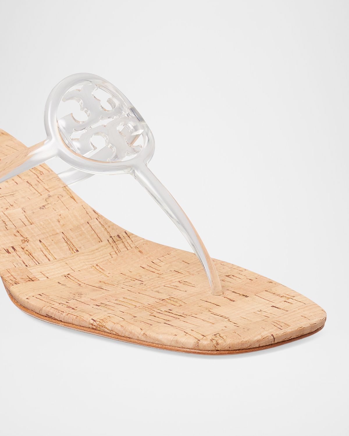 Tory Burch Miller Jelly Kitten-Heel Sandals