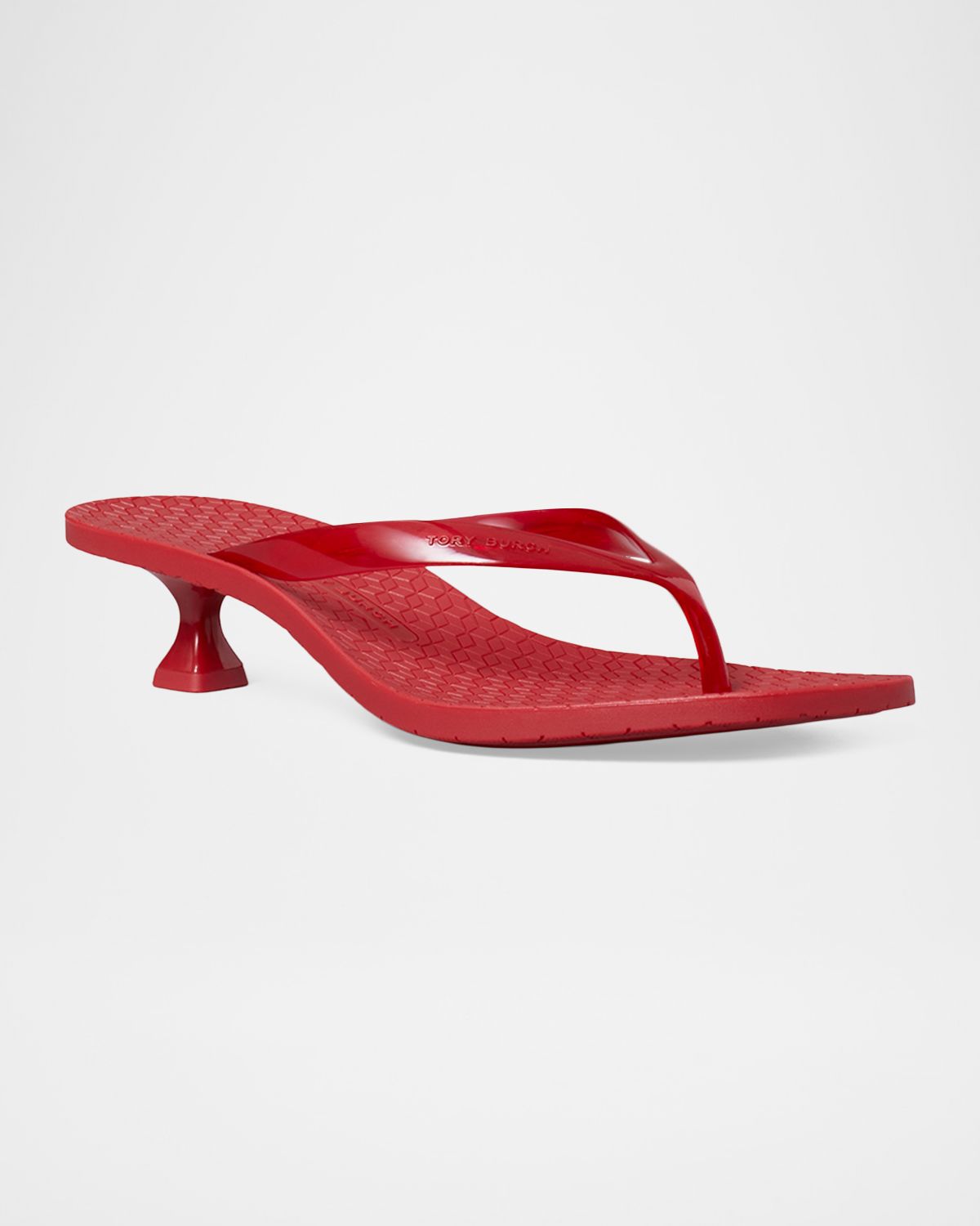 Tory Burch 40mm Jelly Kitten-Heel Flip Flops | Thumbnail 4 Tory Burch 40mm Jelly Kitten-Heel Flip Flops | Thumbnail 4