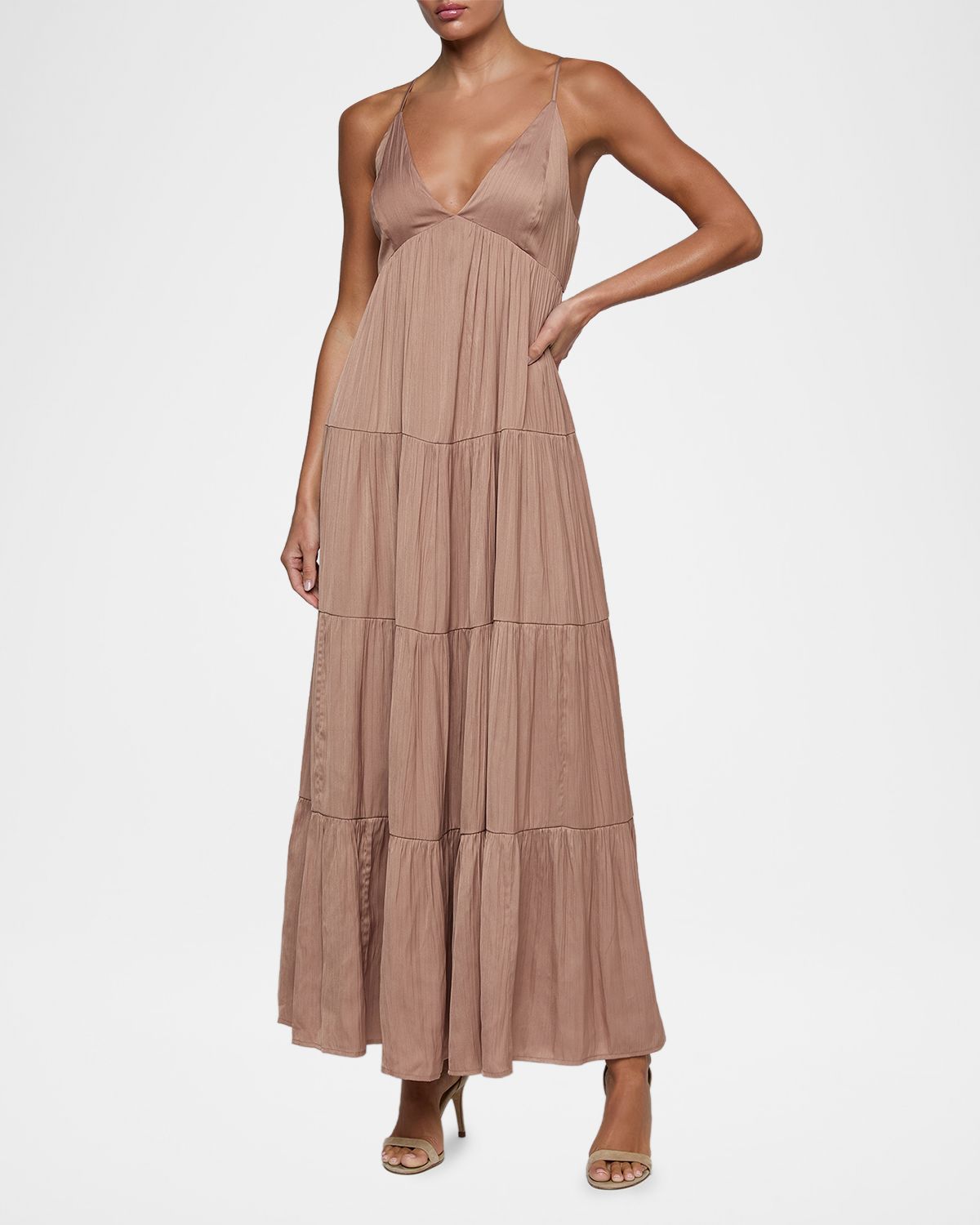 L 'Agence Lua Tiered Maxi Dress | Thumbnail 4