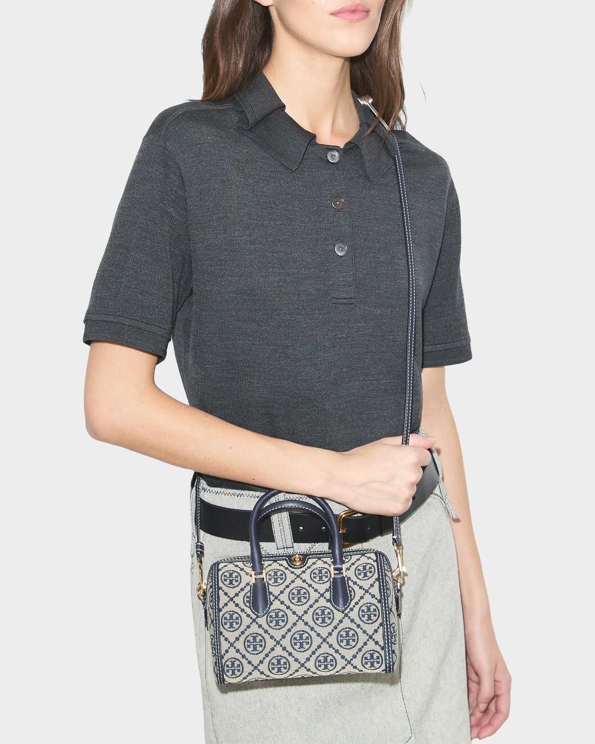 Tory Burch T Monogram Petite Barrel Bag | Thumbnail 6 Tory Burch T Monogram Petite Barrel Bag | Thumbnail 6