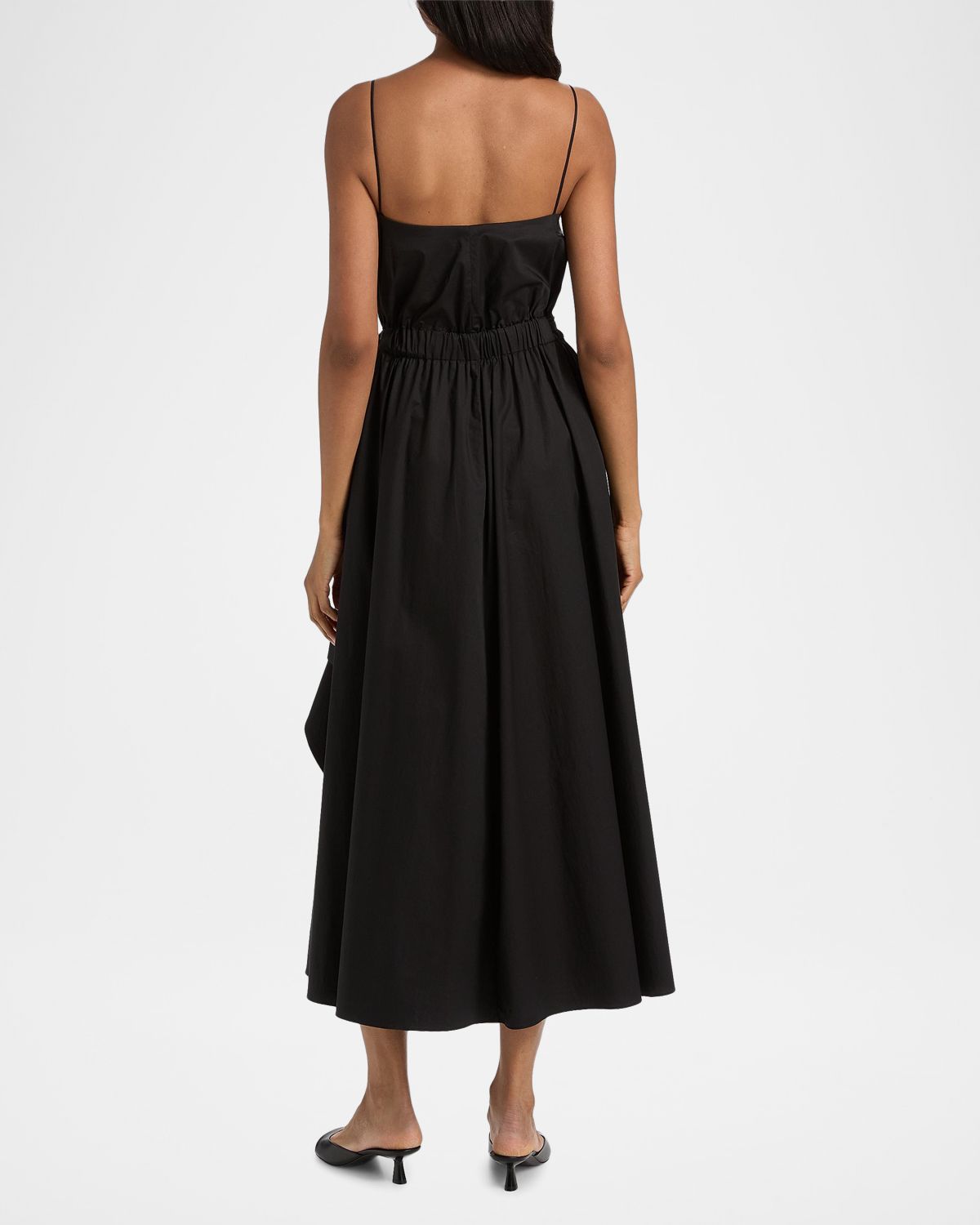 Derek Lam 10 Crosby Hattie Cotton Sateen Midi Dress | Thumbnail 3 Derek Lam 10 Crosby Hattie Cotton Sateen Midi Dress | Thumbnail 3
