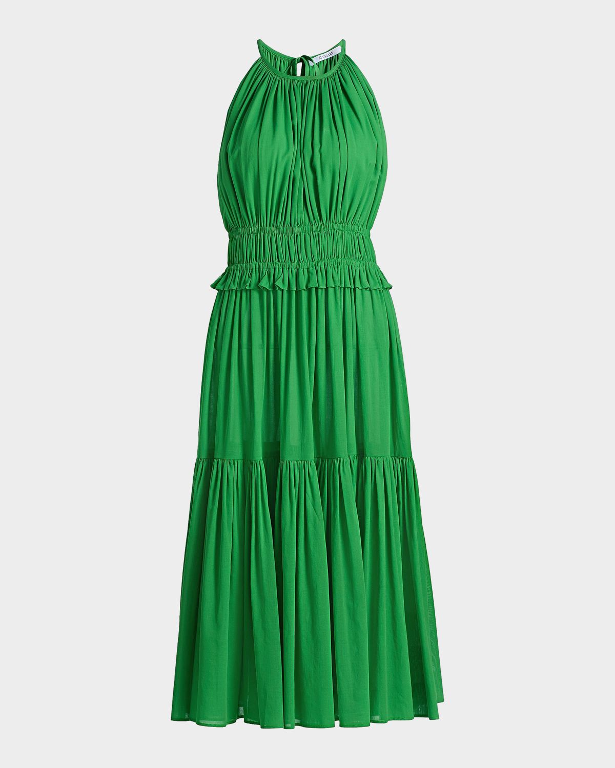 Derek Lam 10 Crosby Sloane Shirred Cotton Midi Dress