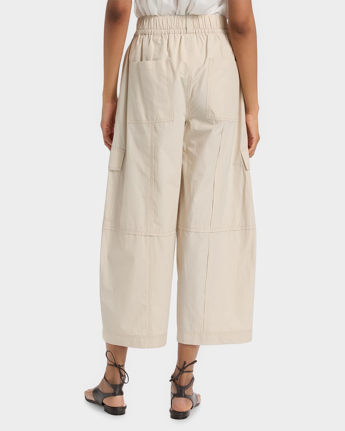 Derek Lam 10 Crosby Ruth Cotton Poplin Wide-Leg Crop Cargo Pants | Thumbnail 3 Derek Lam 10 Crosby Ruth Cotton Poplin Wide-Leg Crop Cargo Pants | Thumbnail 3