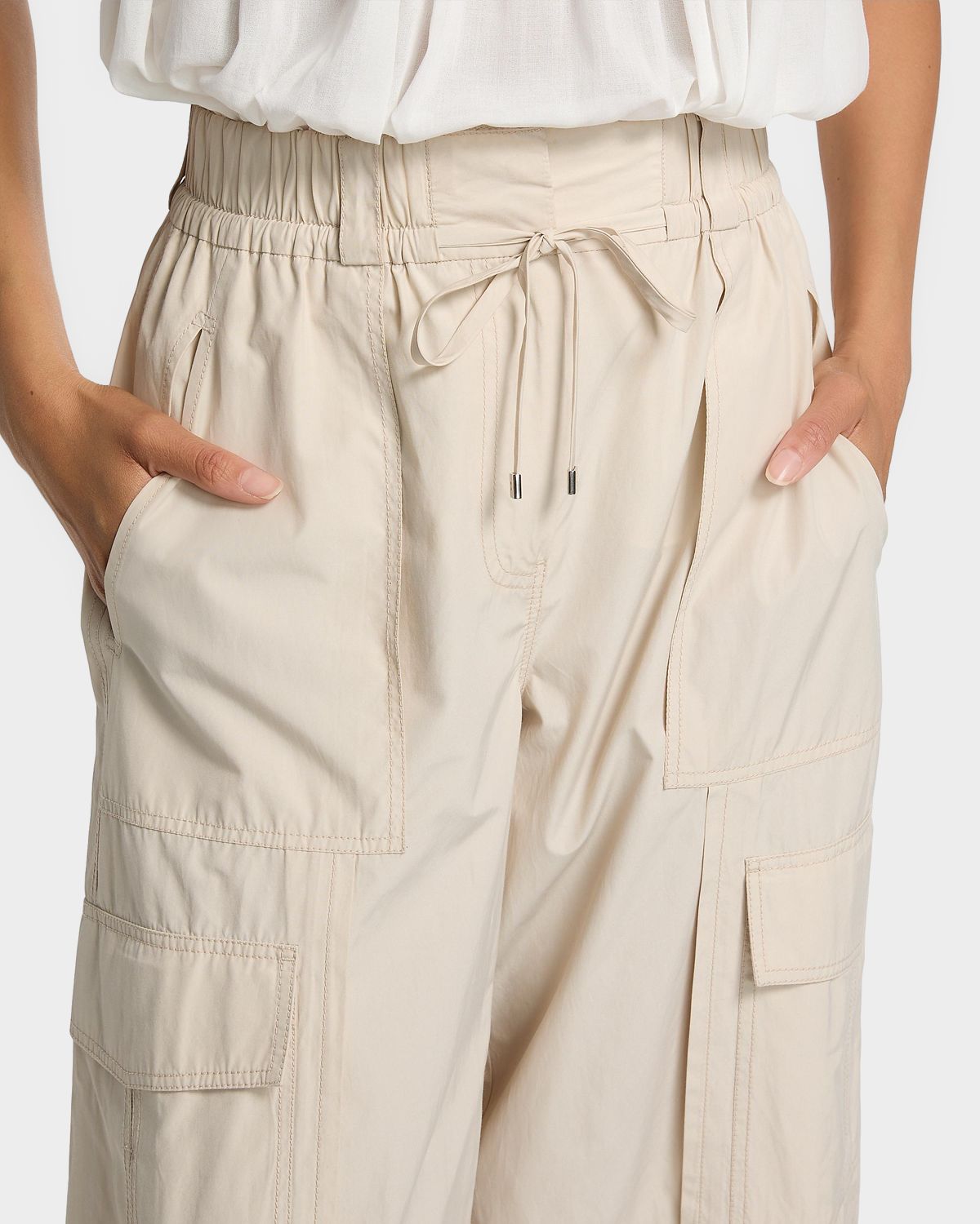 Derek Lam 10 Crosby Ruth Cotton Poplin Wide-Leg Crop Cargo Pants | Thumbnail 5 Derek Lam 10 Crosby Ruth Cotton Poplin Wide-Leg Crop Cargo Pants | Thumbnail 5