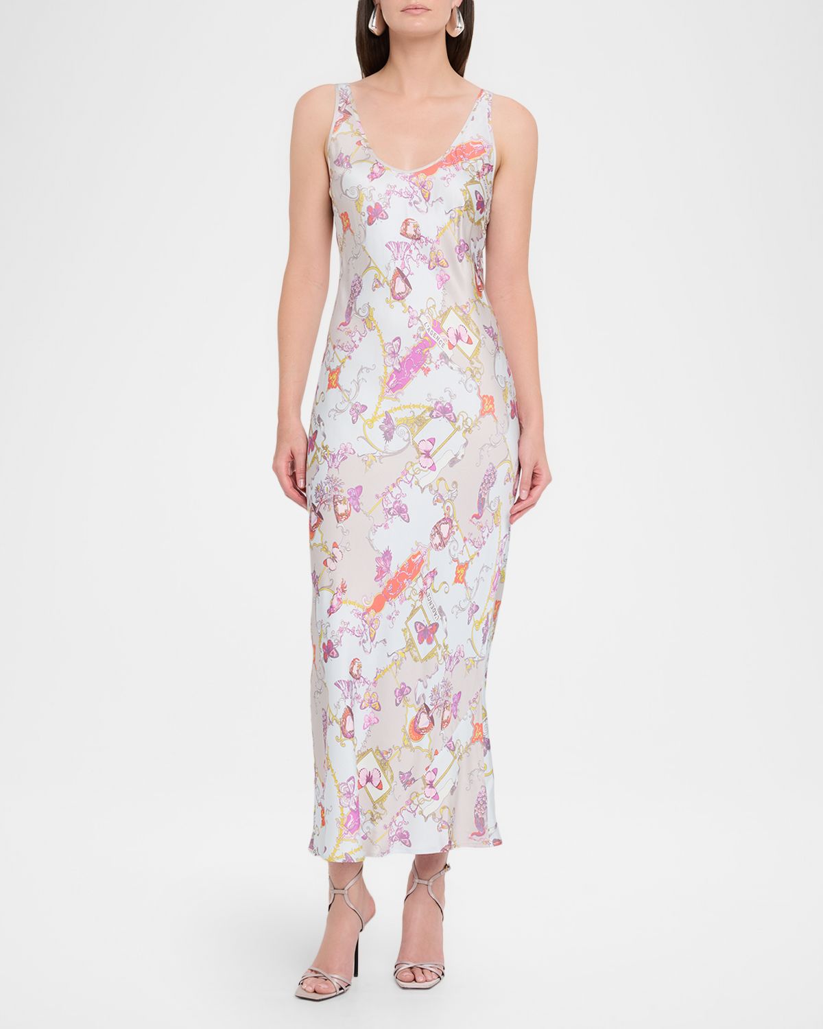 L 'Agence Akiya Satin Tank Dress | Thumbnail 2 L 'Agence Akiya Satin Tank Dress | Thumbnail 2
