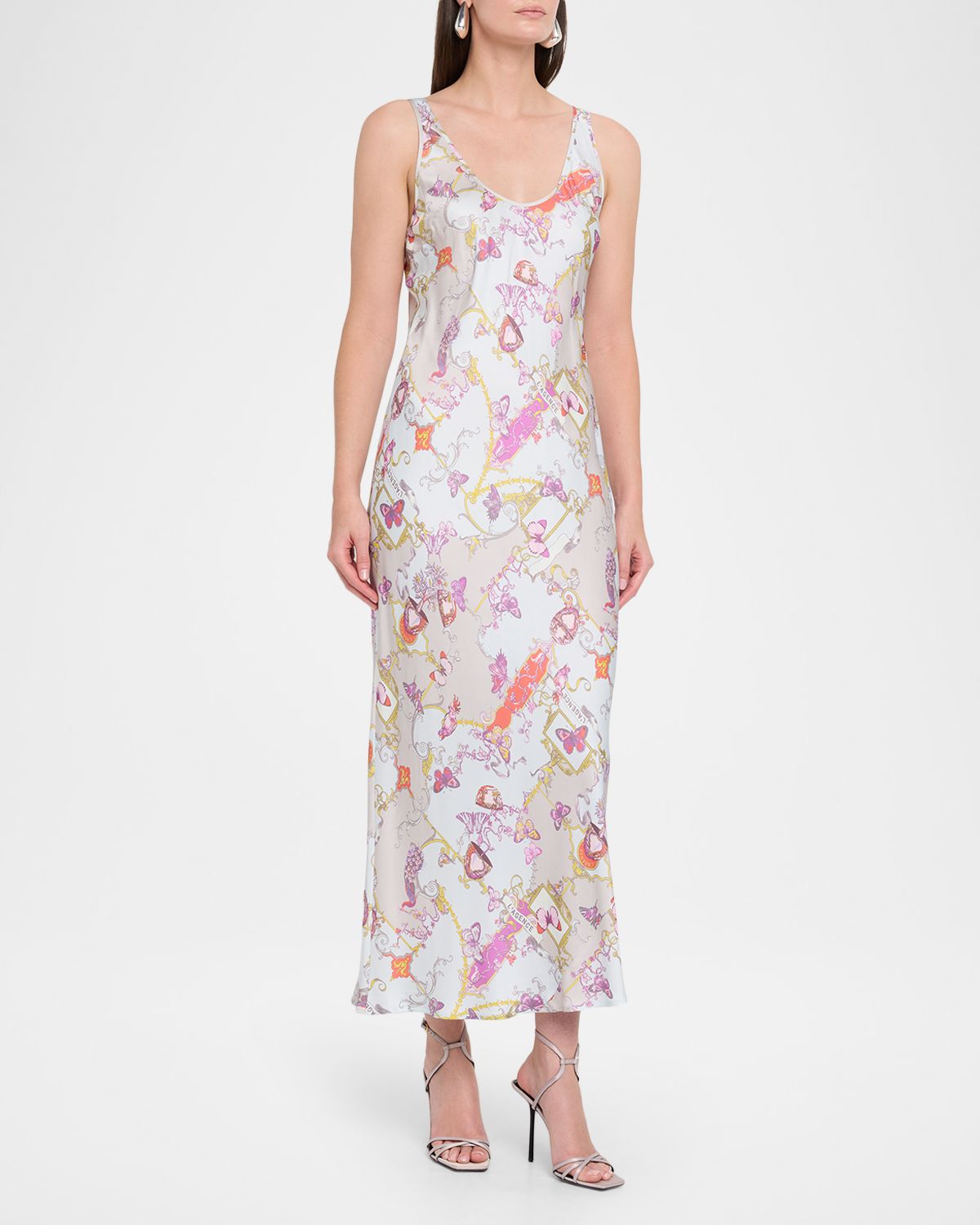 L 'Agence Akiya Satin Tank Dress | Thumbnail 4 L 'Agence Akiya Satin Tank Dress | Thumbnail 4