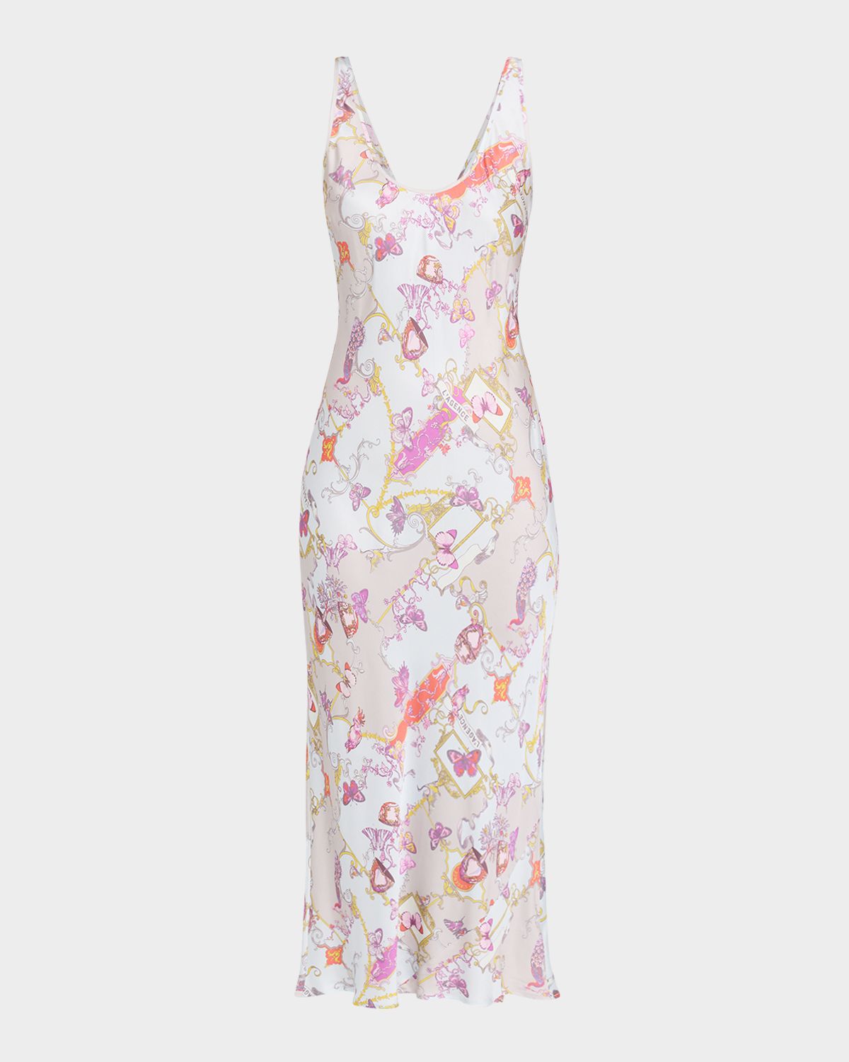 L 'Agence Akiya Satin Tank Dress