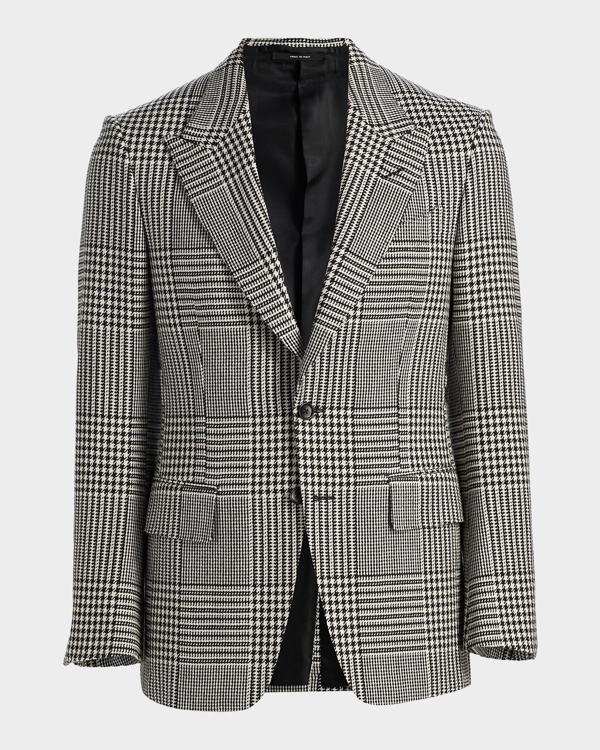 TOM FORD Men 's Master Prince of Wales Wool Jacket | Image 1 TOM FORD Men 's Master Prince of Wales Wool Jacket | Image 1