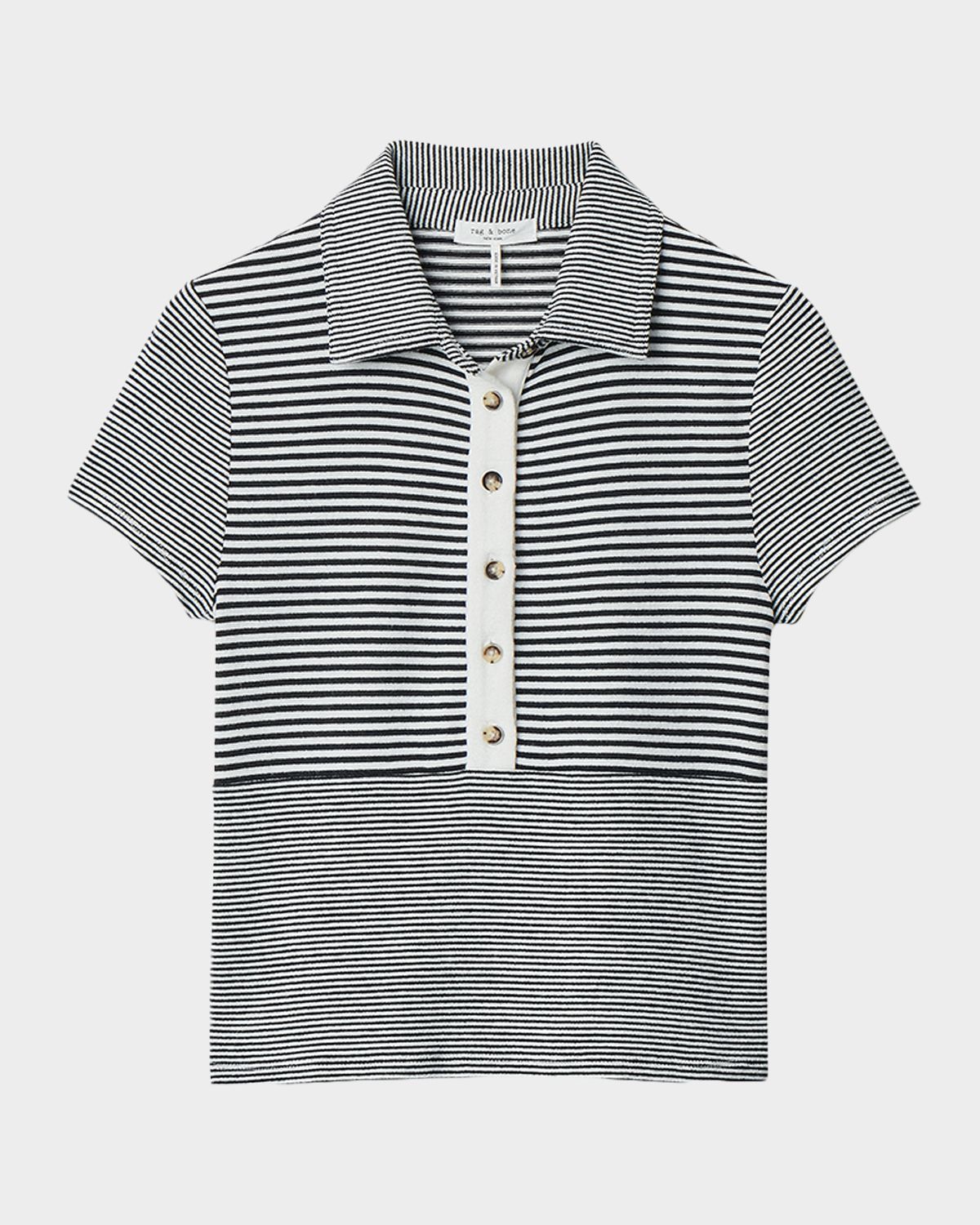 Rag & Bone The Knit Button-Front Top