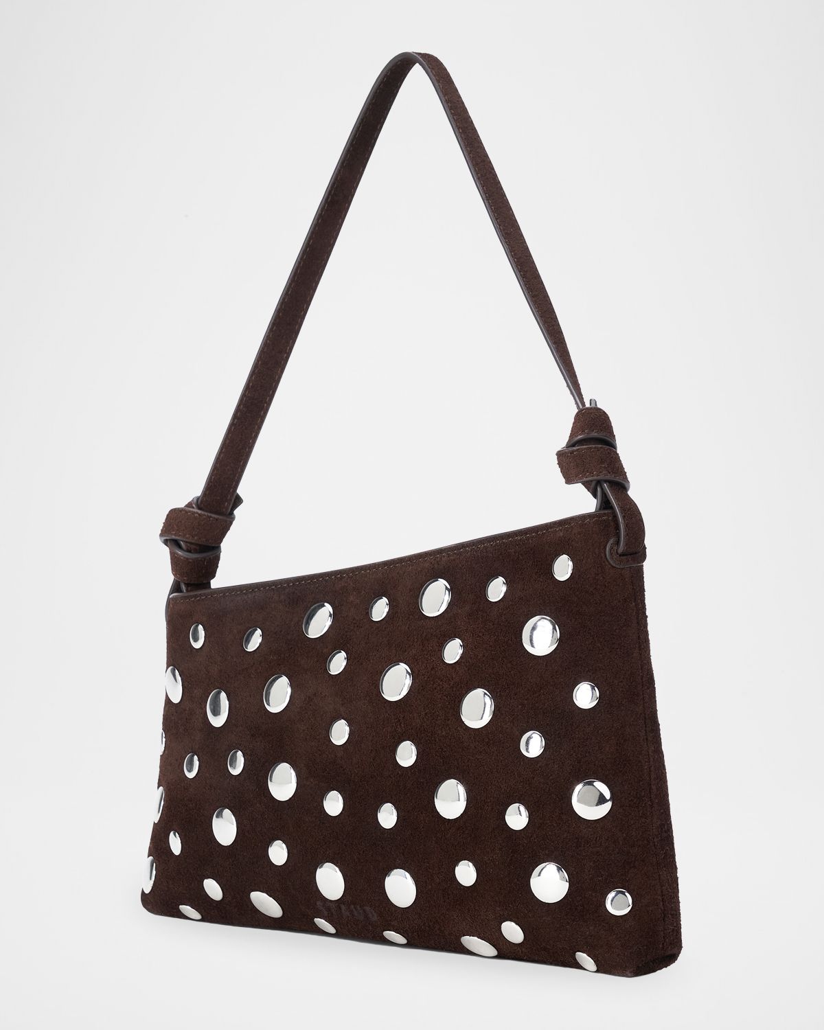 STAUD Dani Angular Studded Suede Shoulder Bag | Thumbnail 2 STAUD Dani Angular Studded Suede Shoulder Bag | Thumbnail 2