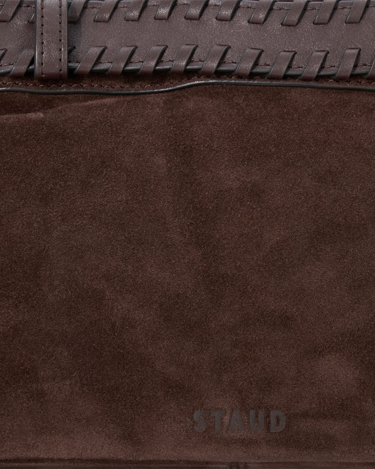 STAUD Brooklyn Buckled Suede Shoulder Bag | Thumbnail 7