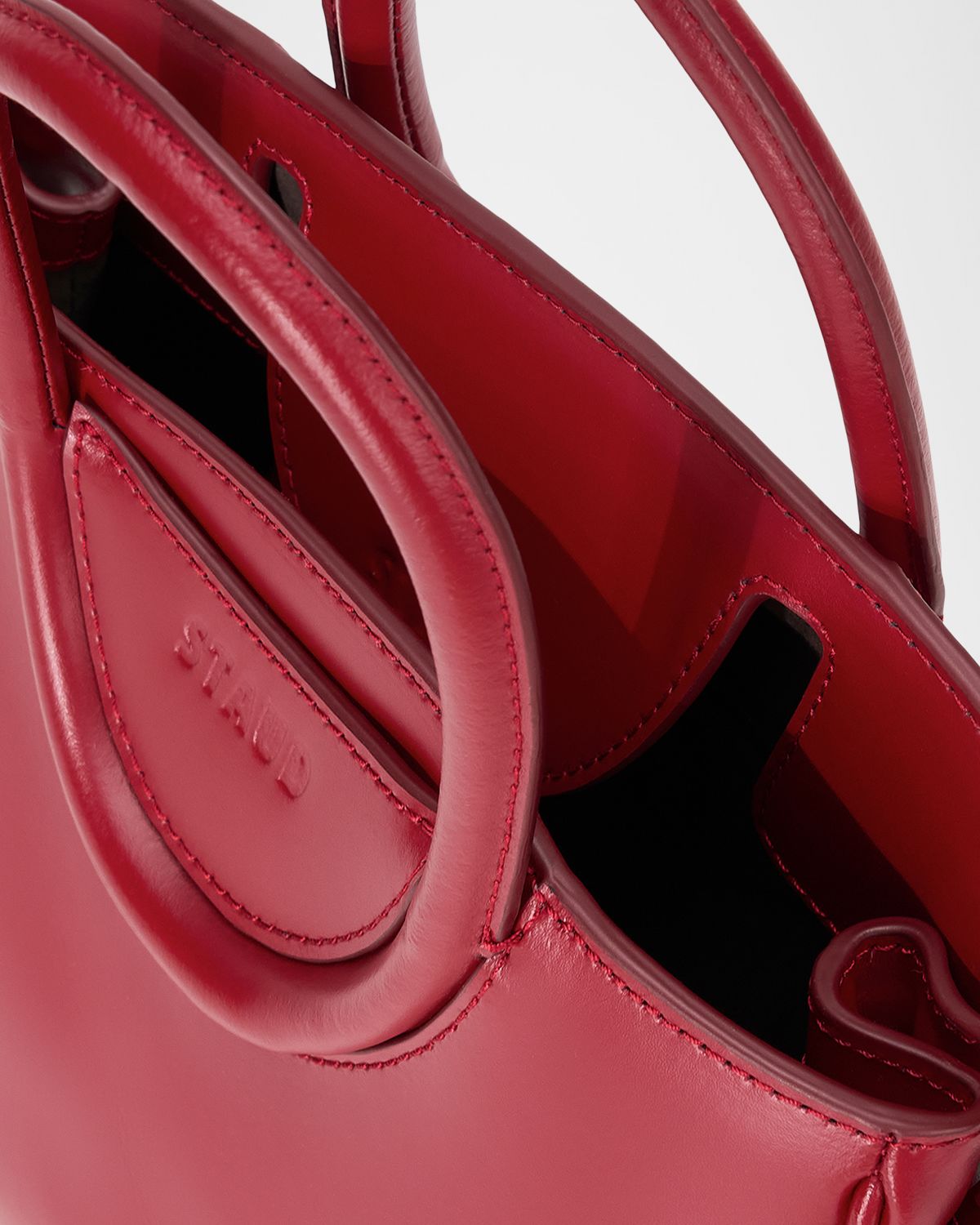 STAUD Maude Mini Leather Top Handle Bag | Thumbnail 3 STAUD Maude Mini Leather Top Handle Bag | Thumbnail 3