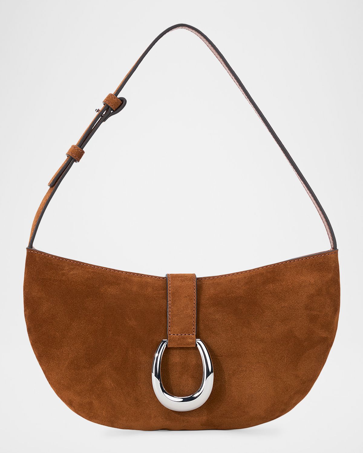STAUD Harlow Suede Shoulder Bag