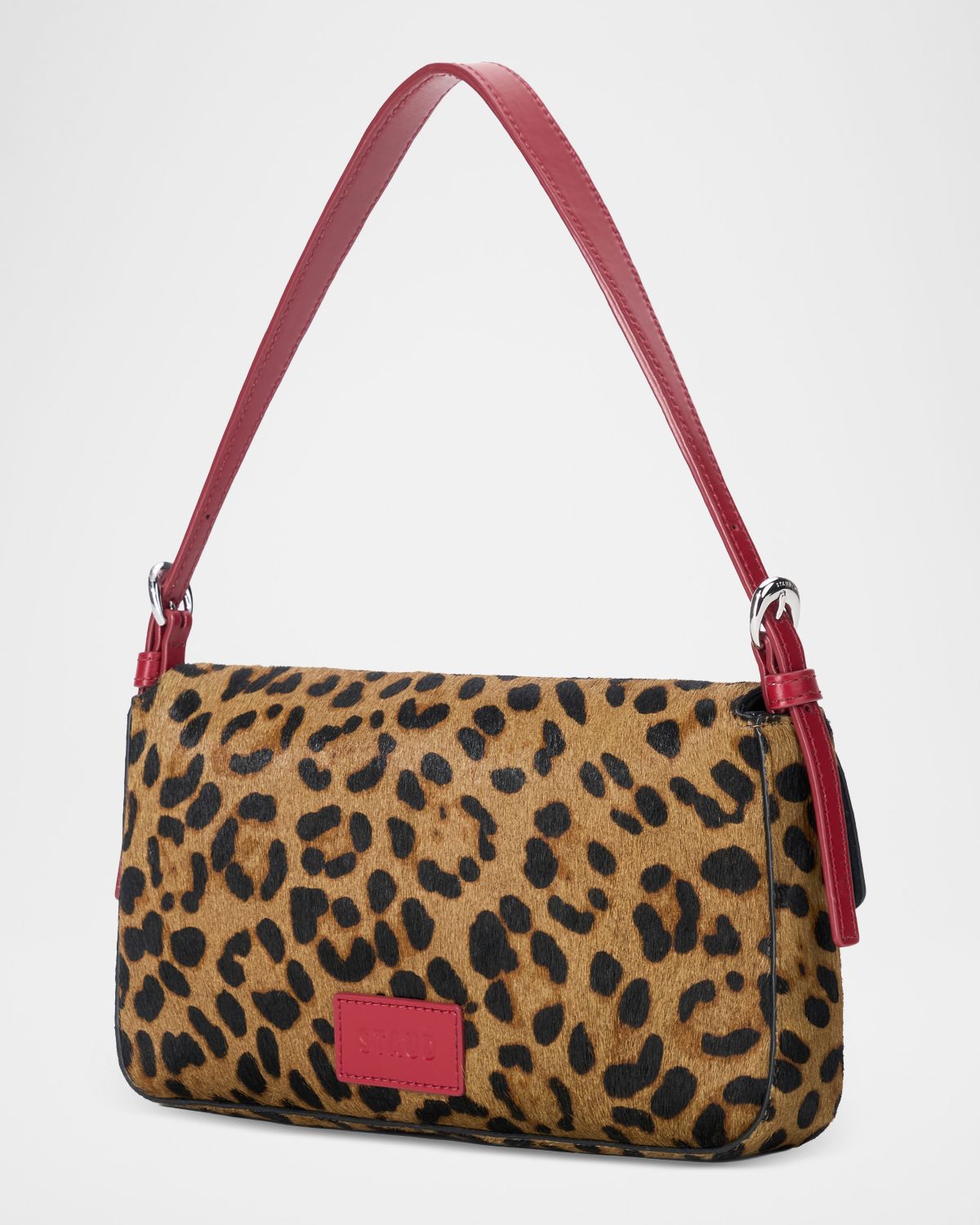 STAUD Harlow Printed Calf Hair Shoulder Bag | Thumbnail 2 STAUD Harlow Printed Calf Hair Shoulder Bag | Thumbnail 2