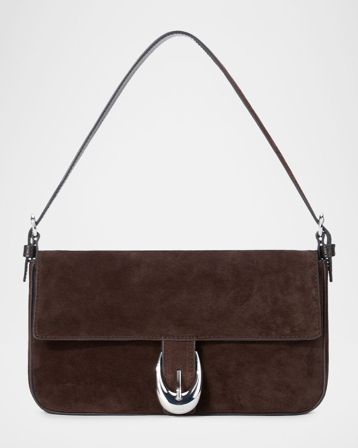 STAUD Harlow Suede Shoulder Bag