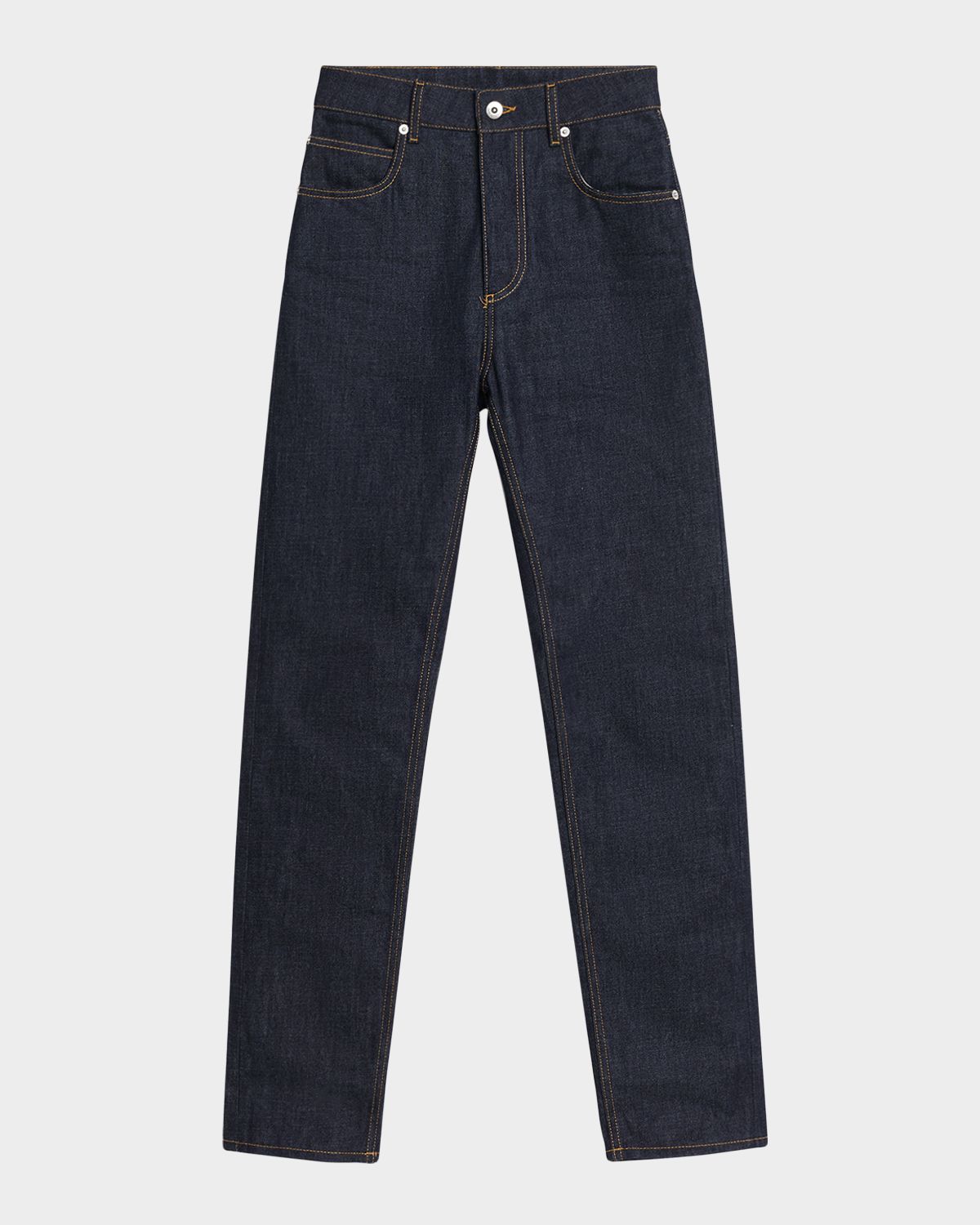 Bottega Veneta Indigo Straight Denim Jeans - Women's Clothing